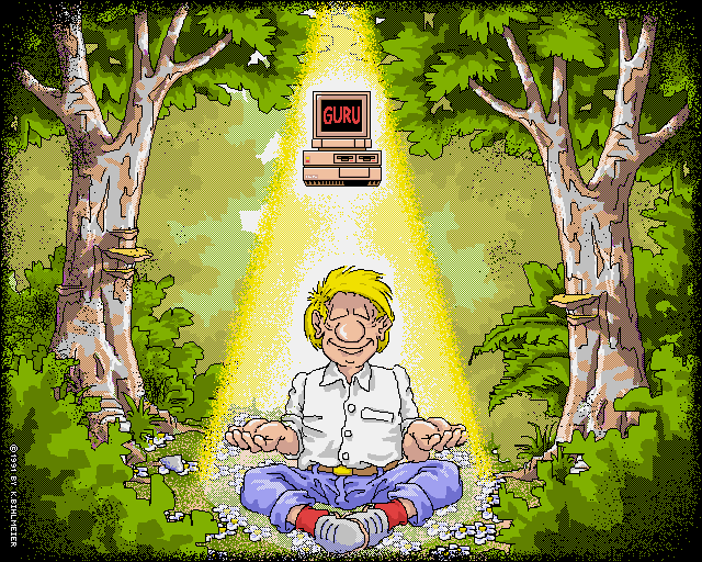 Anfang der 1990’er Jahre hat Karl Bihlmeier eine Comicfigur entwickelt, die bei Amiga Fans zum Kult wurde.<br>Es war „Hermann der User“, er beschäftigt sich mit den typischen Problemen eines Computer-Nerd in und mit seinem Umfeld.<br>Veröffentlicht wurden diese unter anderem im „Amiga Magazin“ des Markt & Technik Verlags.<br>Vielen Dank an Karl Bihlmeier für die Erlaubnis zur Veröffentlichung 😉<br>