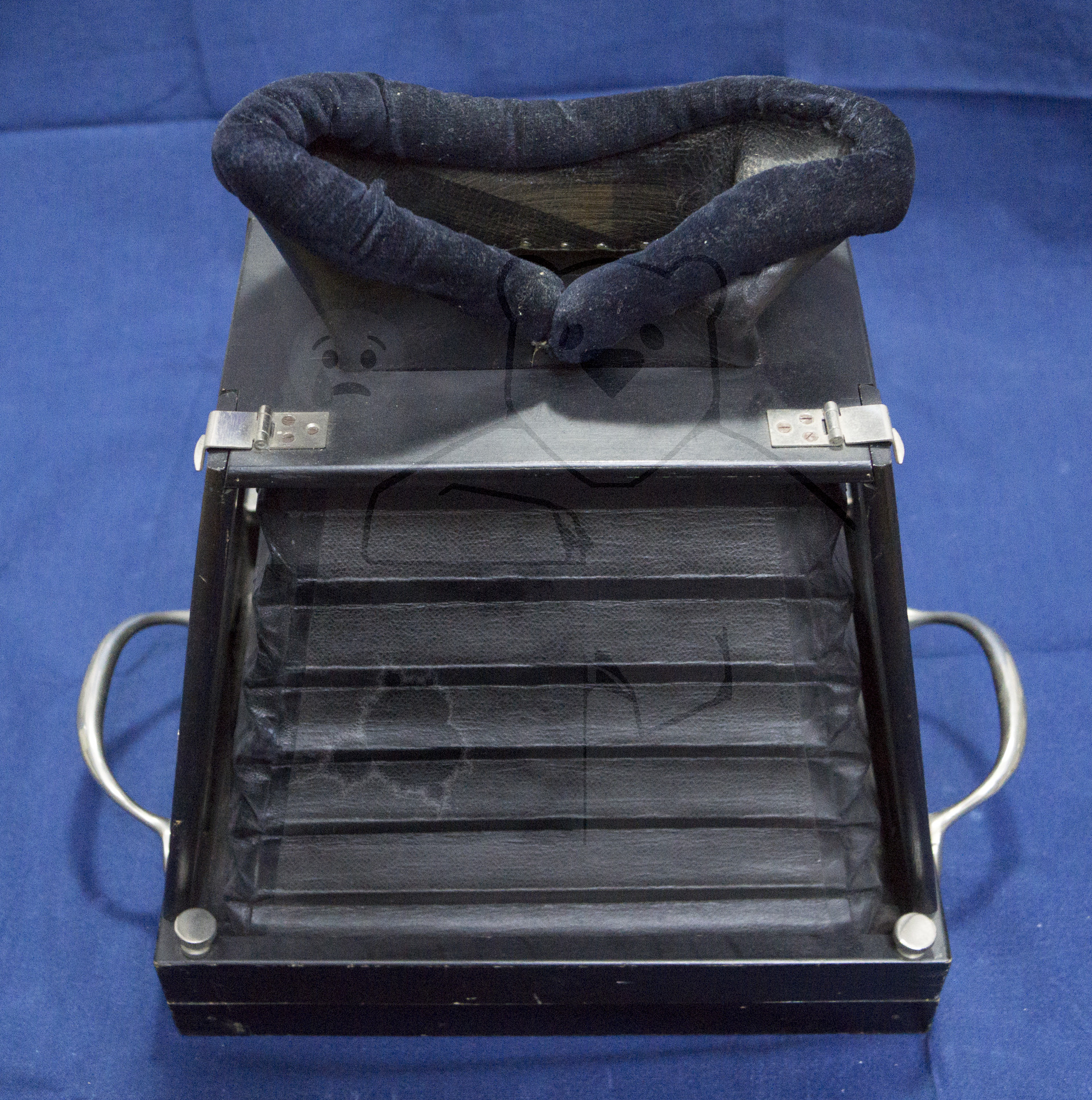 Röntgenschirm um 1905, Seitlich von oben