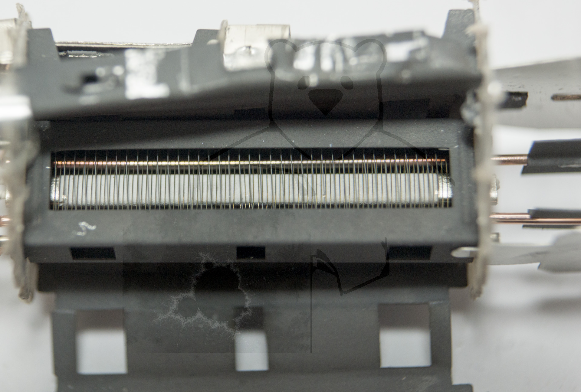 Makroaufnahme ECL82 Bild 1 - Pentodensystem