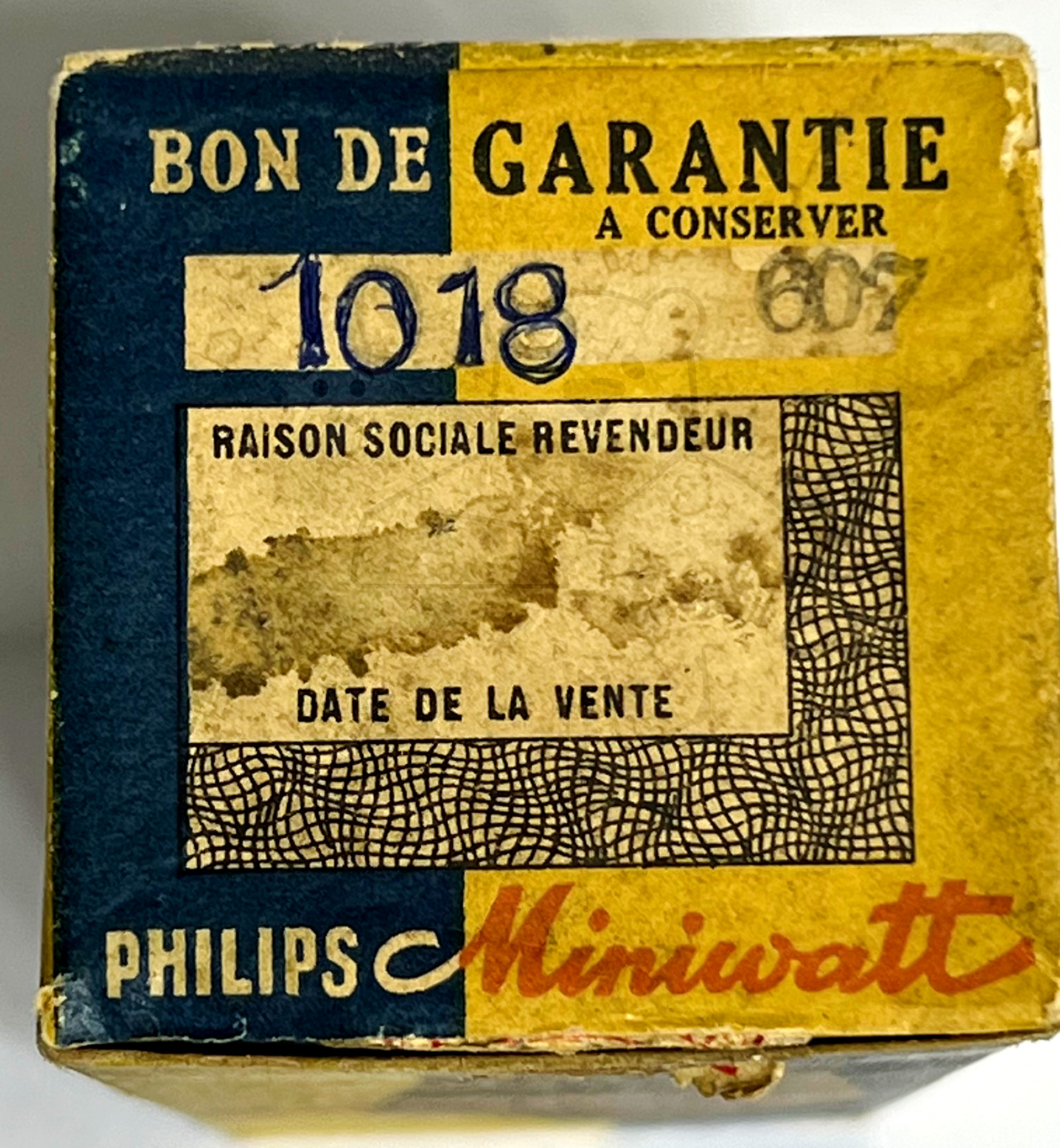 Röhre 1018 #7259 Verpackung Bild 2