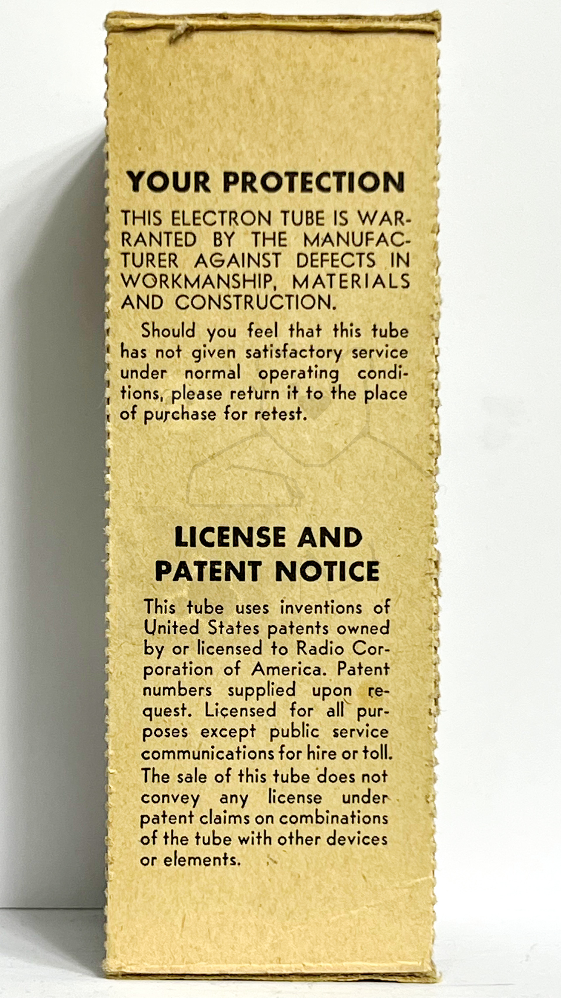 Röhre 25Z5 #4526 Verpackung Bild 3