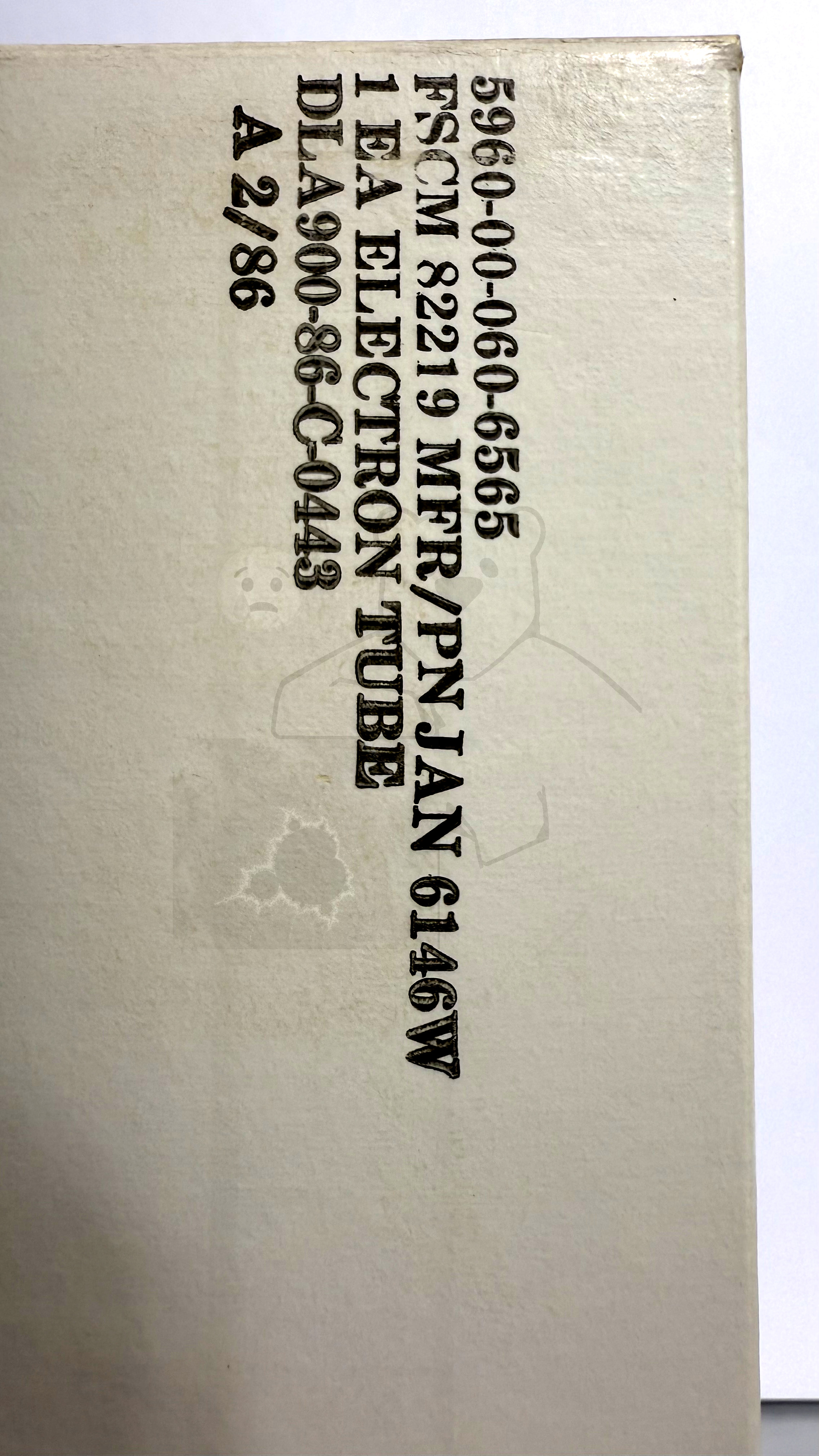 Röhre 6146W #6854 Verpackung Bild 2