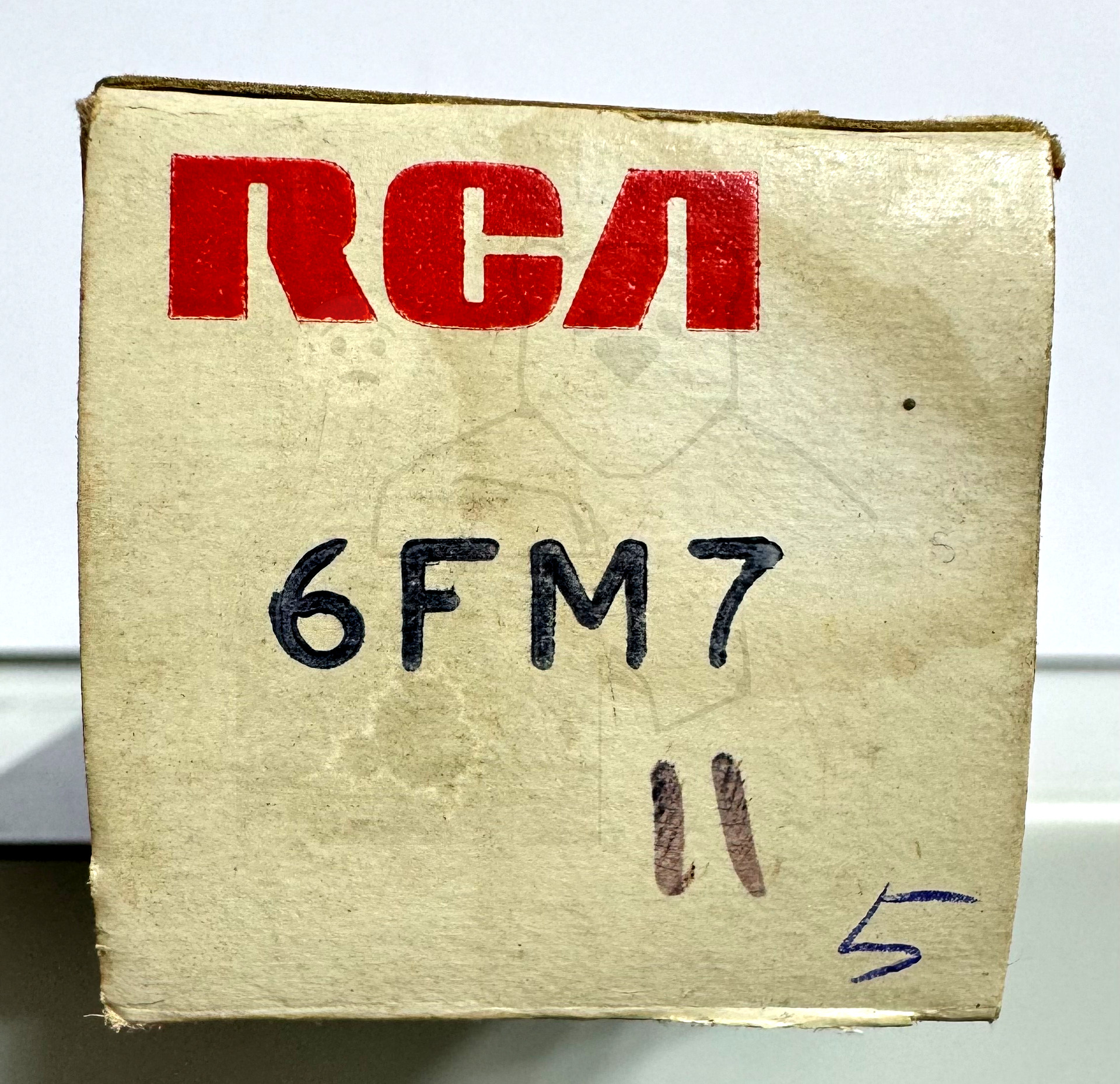 Röhre 6FM7 #7656 Verpackung Bild 3
