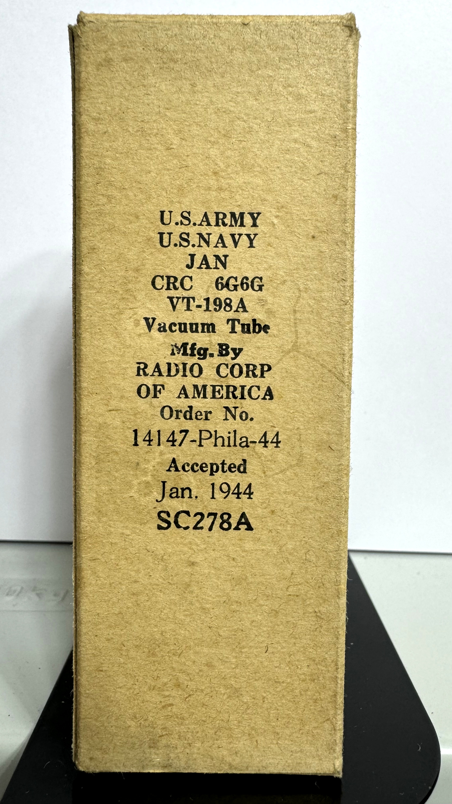 Röhre 6G6G #7682 Verpackung Bild 1