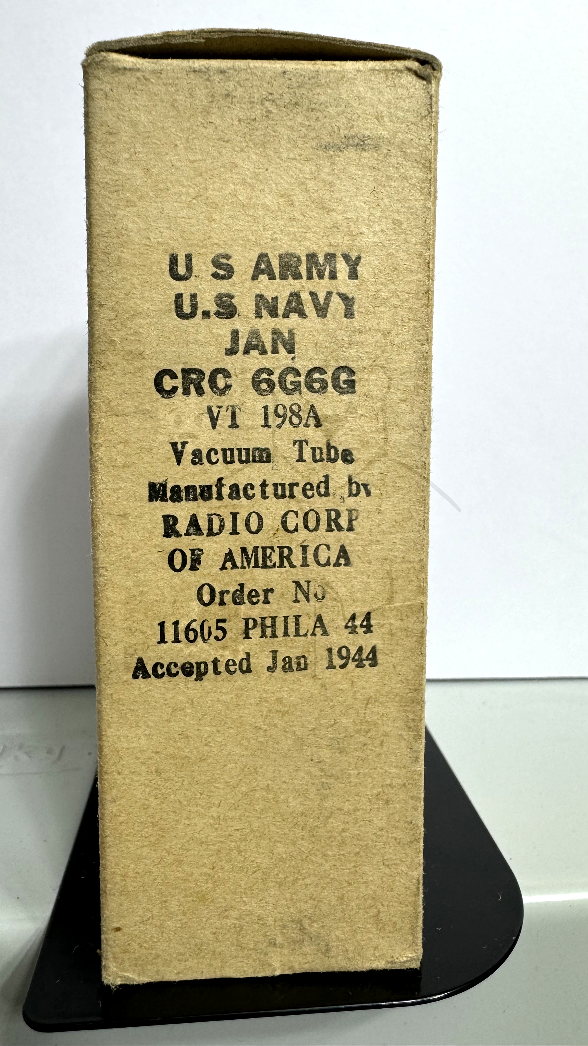 Röhre 6G6G #7685 Verpackung Bild 1