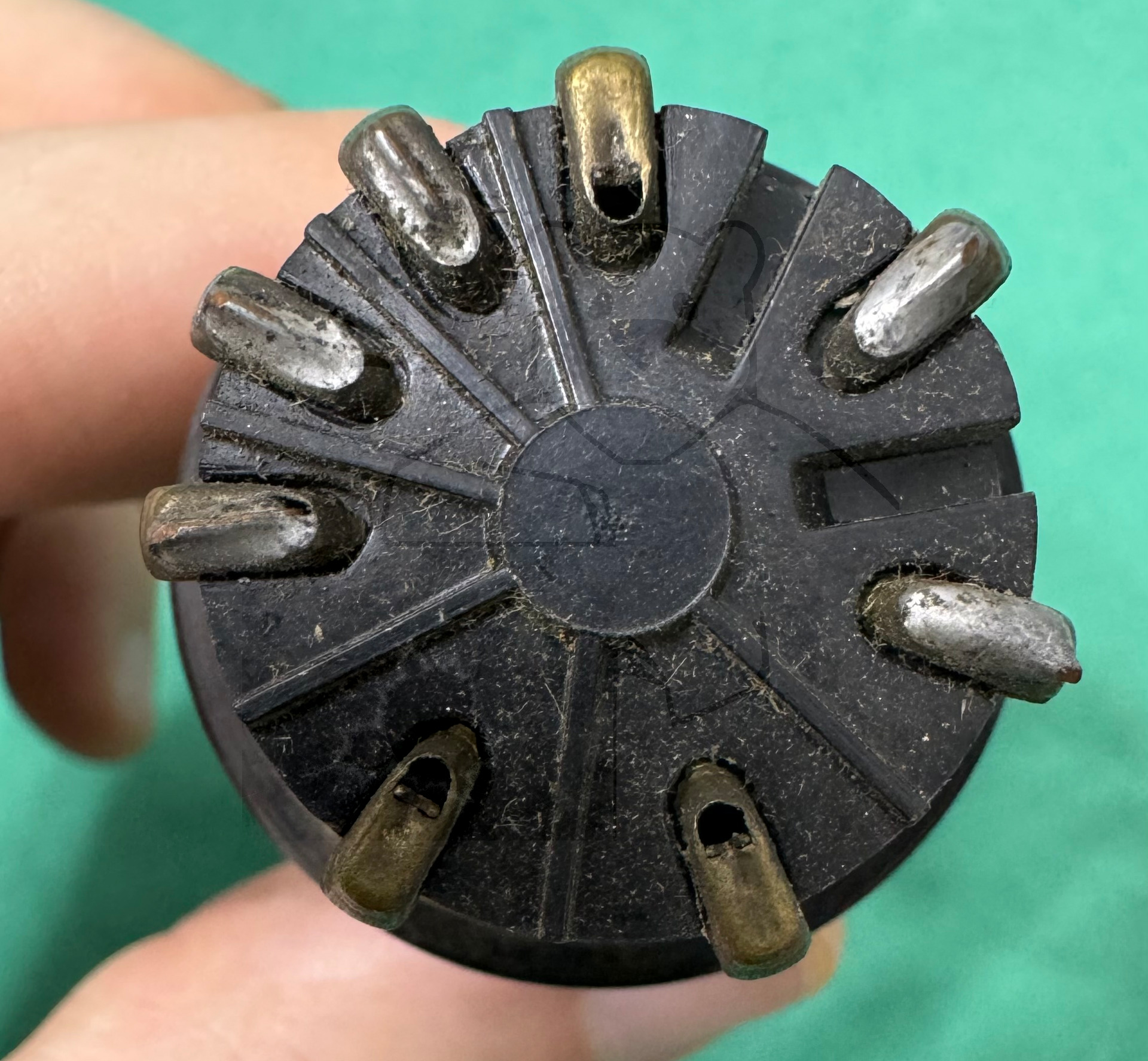 Röhre 6Ж7 (Umgesockelt) #6620 Bild 4