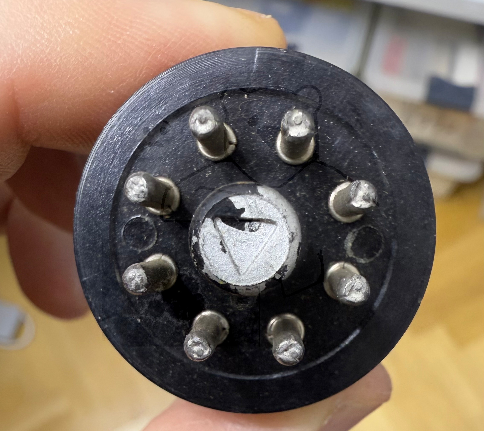 Röhre 6Н9М #8116 Bild 16