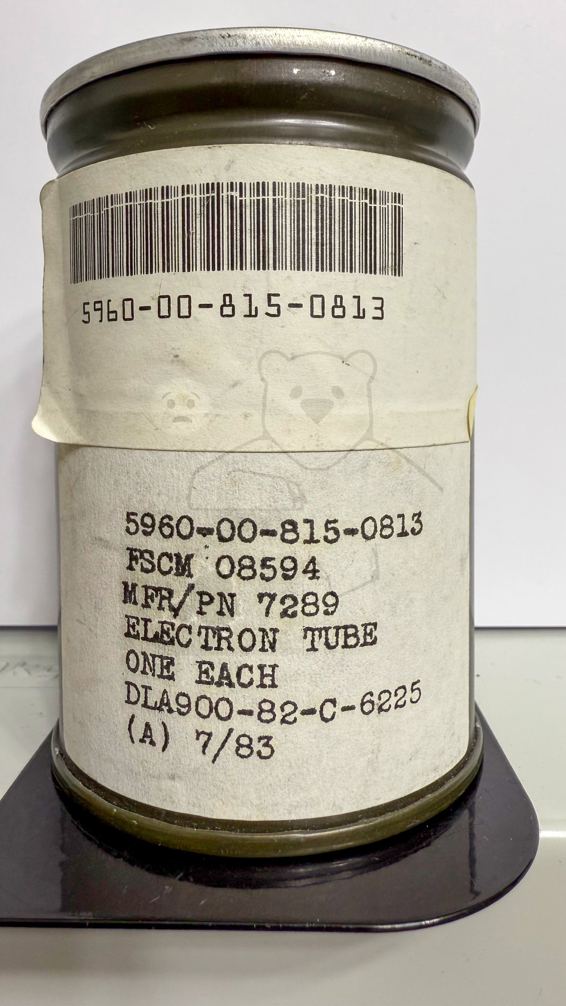 Röhre 7289 #6362 'Die Röhre in der Dose' Bild 1