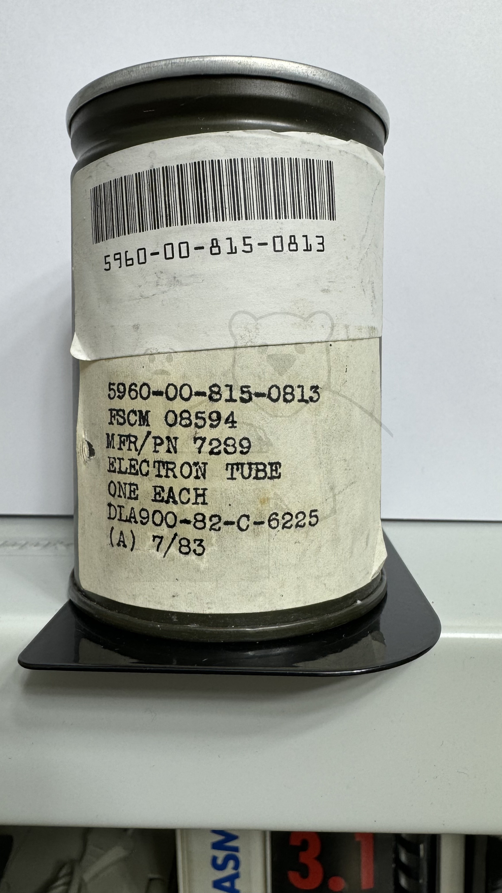 Röhre 7289 #6364 'Die Röhre in der Dose' Bild 1