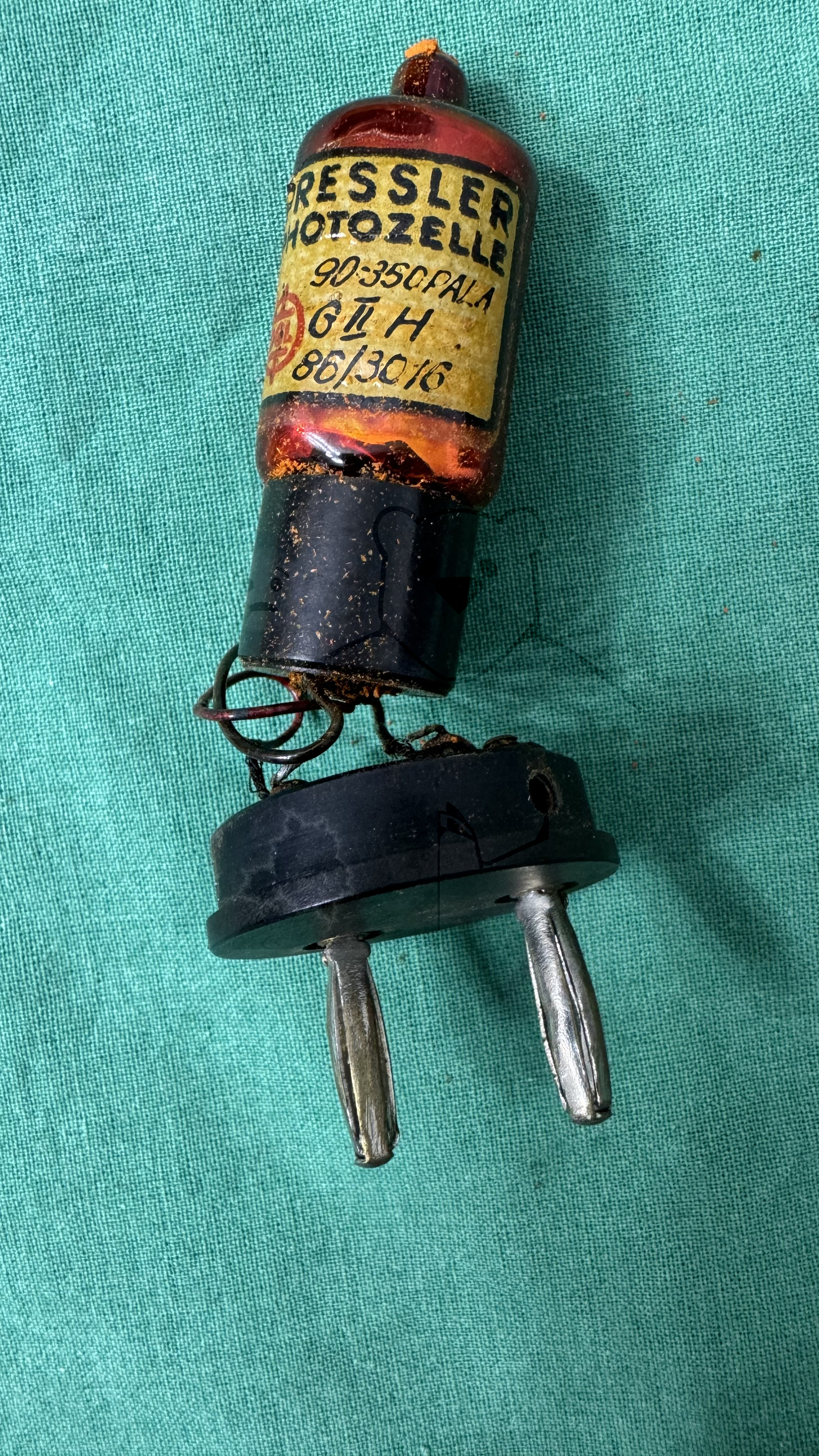 Röhre 90-350 PALA #6611 Bild 2