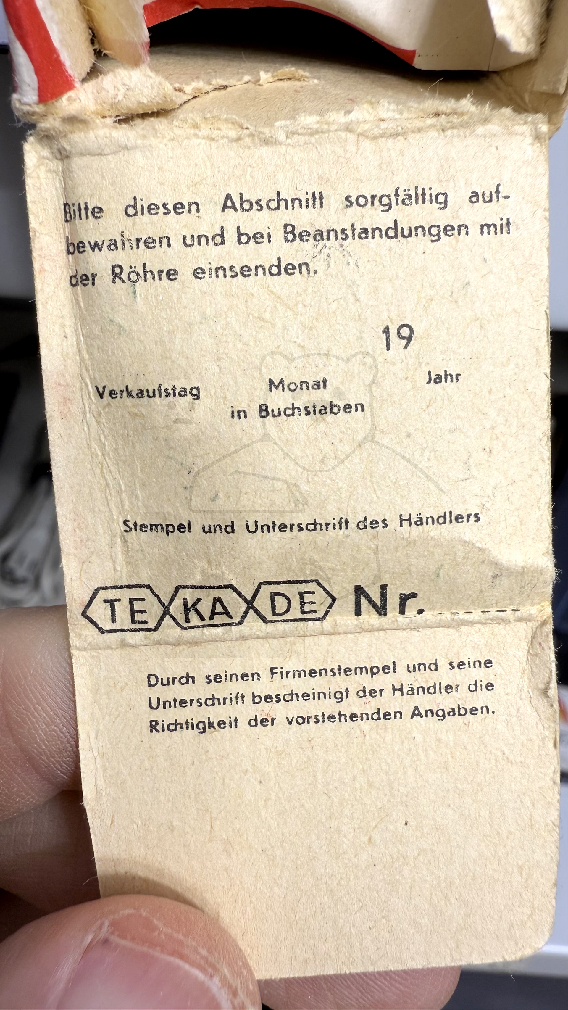 Röhre AC20 #7804 Verpackung Bild 1