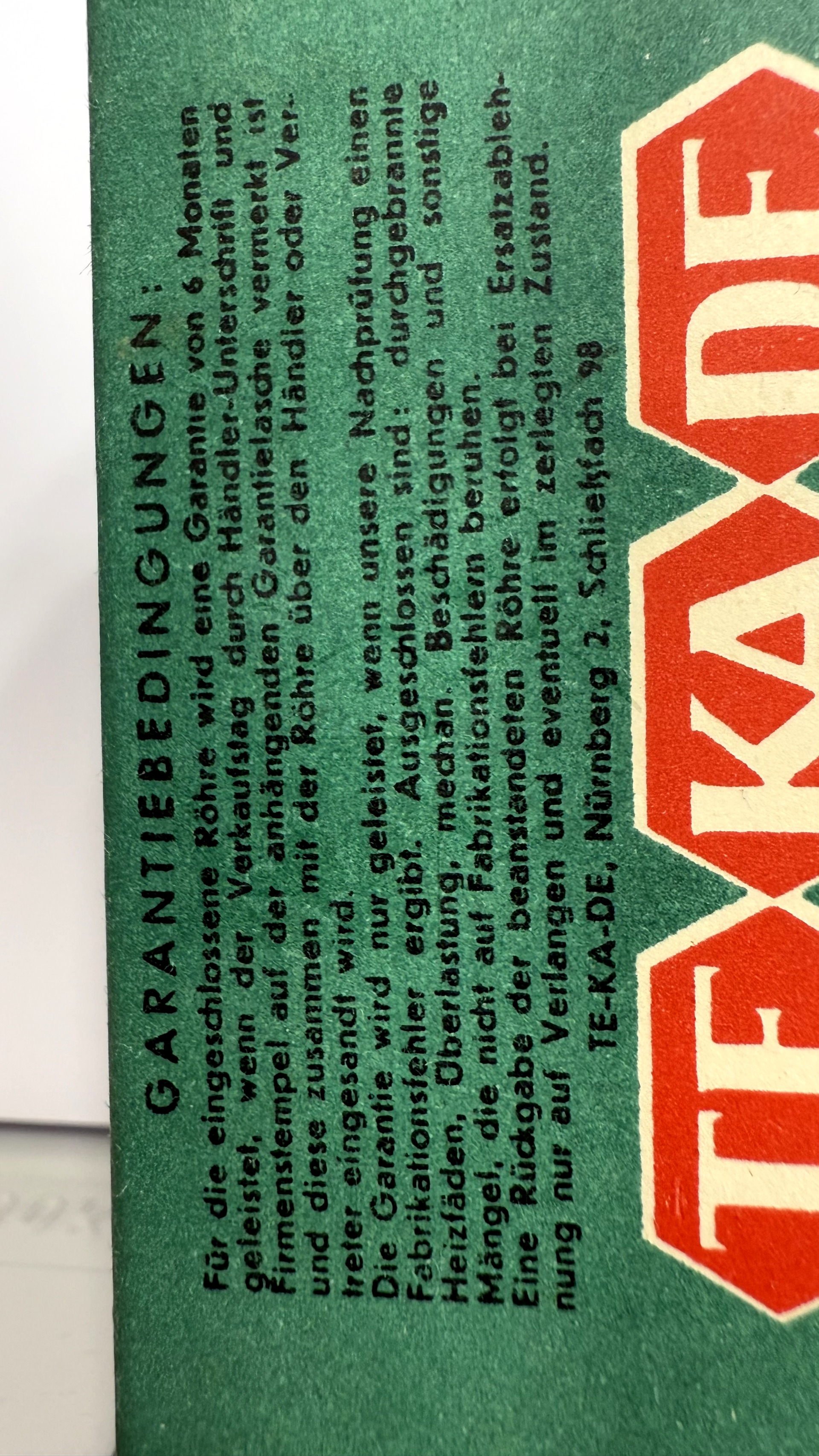 Röhre AC20 #7804 Verpackung Bild 6