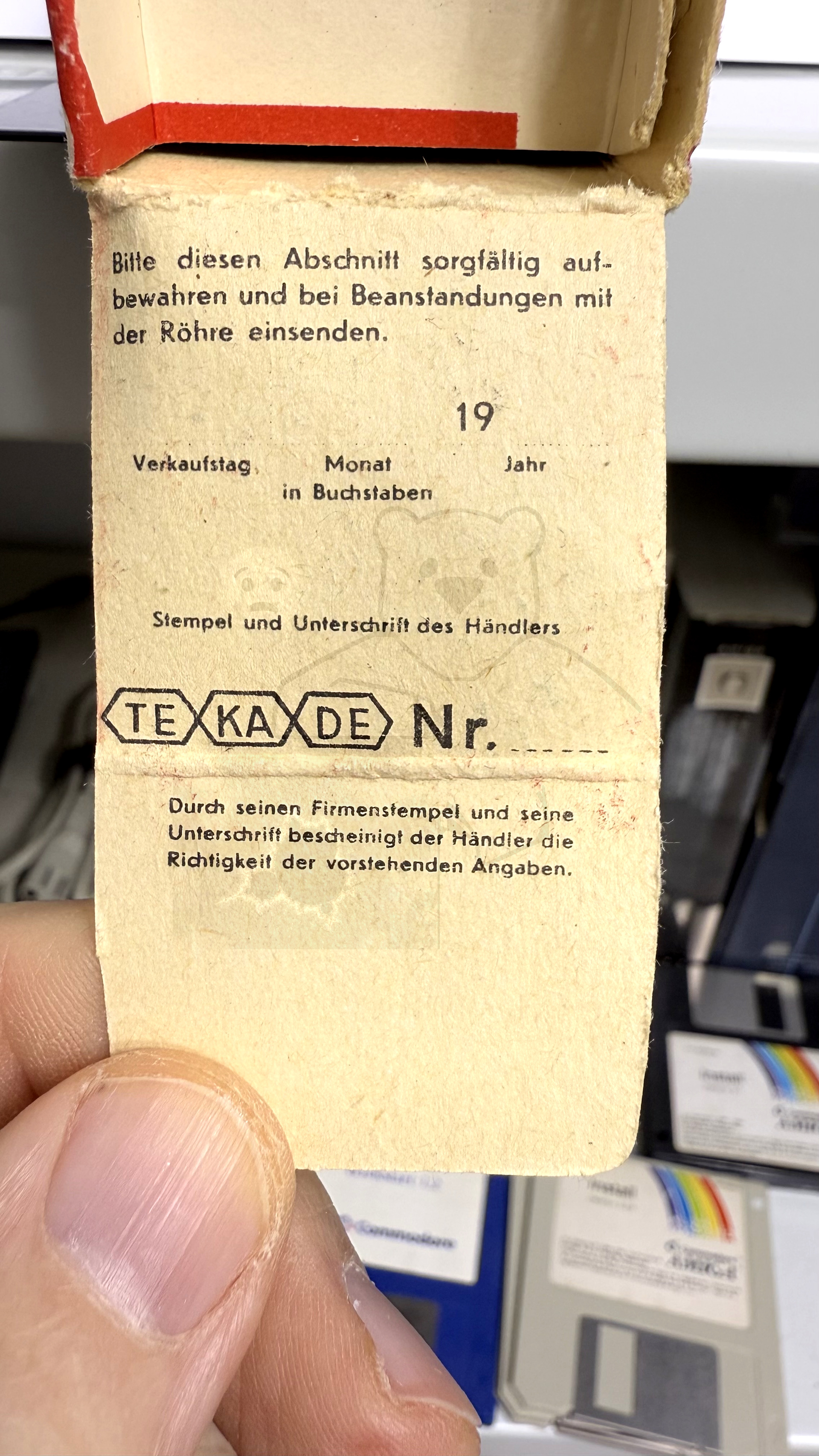 Röhre AC20 #7805 Verpackung Bild 3