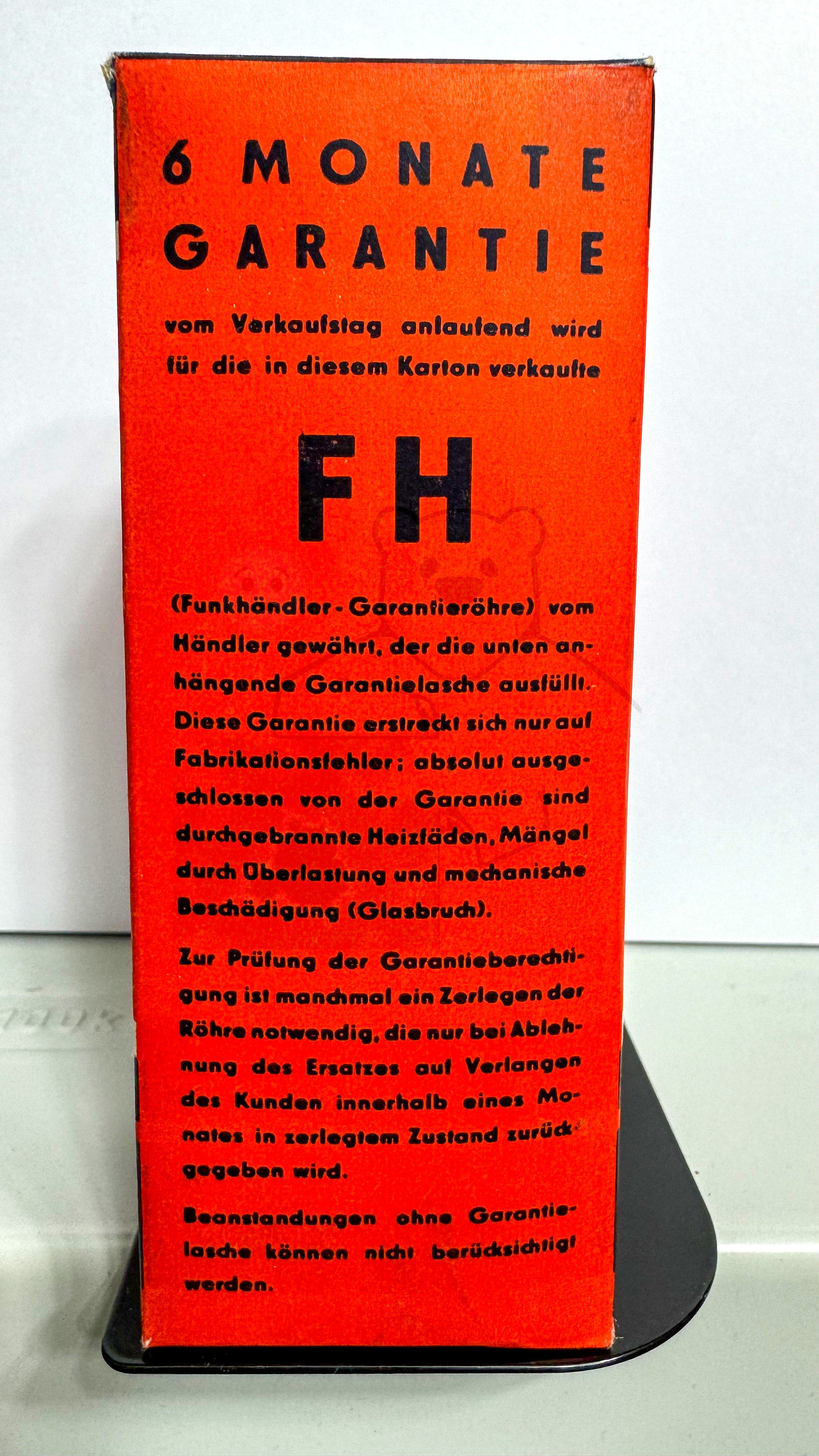 Röhre AC50 #6635 Verpackung Bild 2