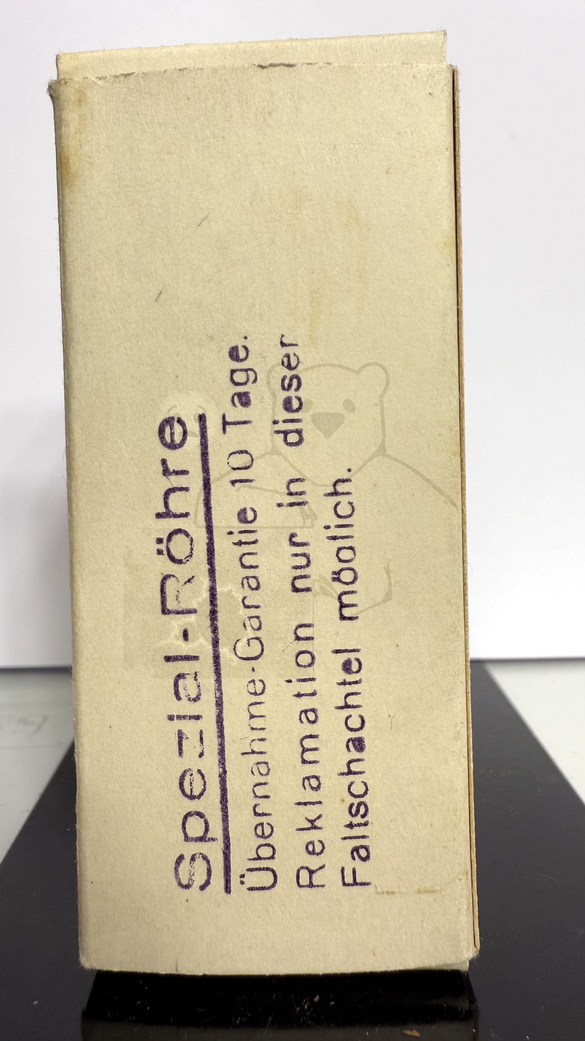 Röhre AF100 #7520 Verpackung Bild 1