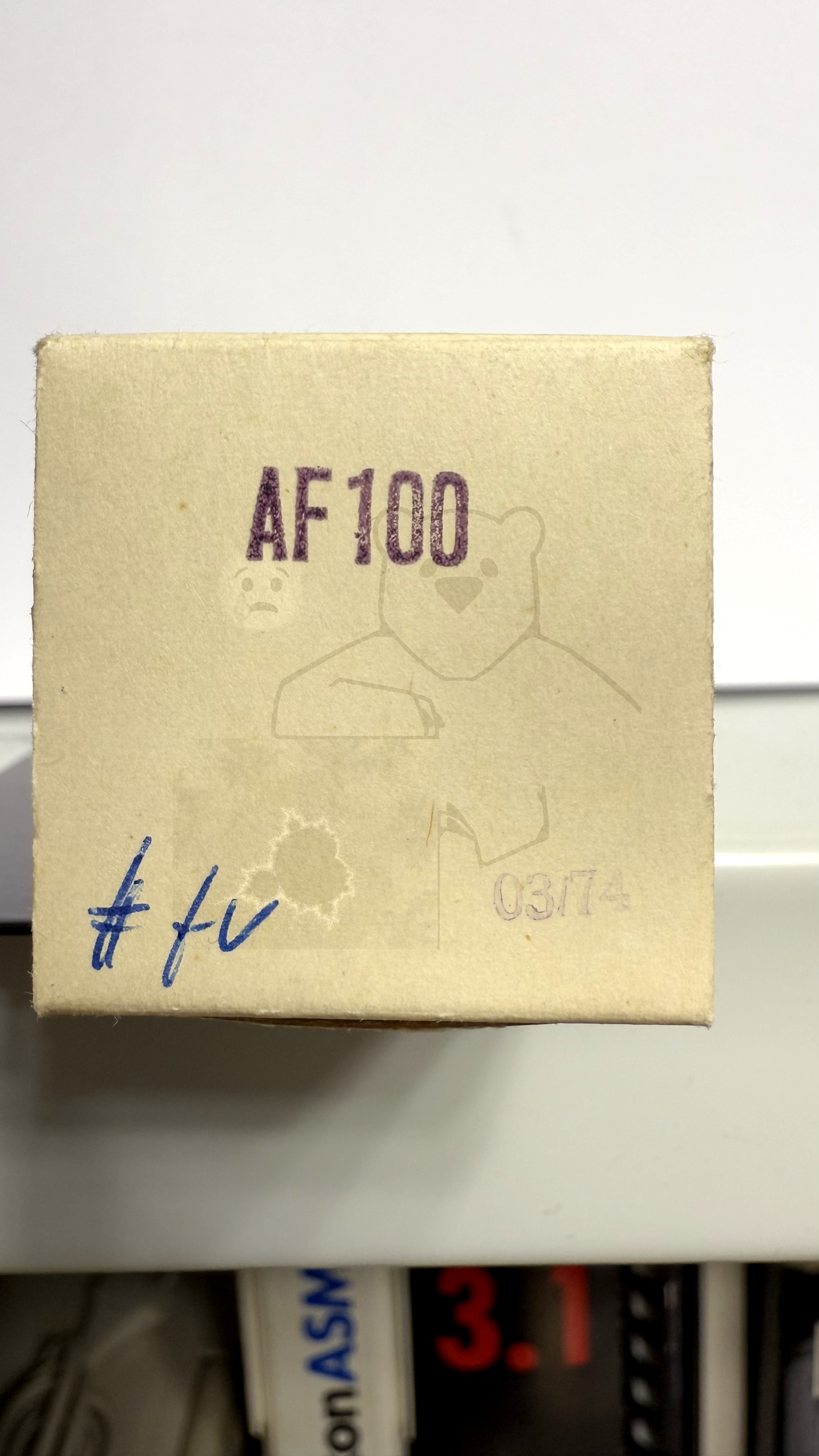 Röhre AF100 #7520 Verpackung Bild 2