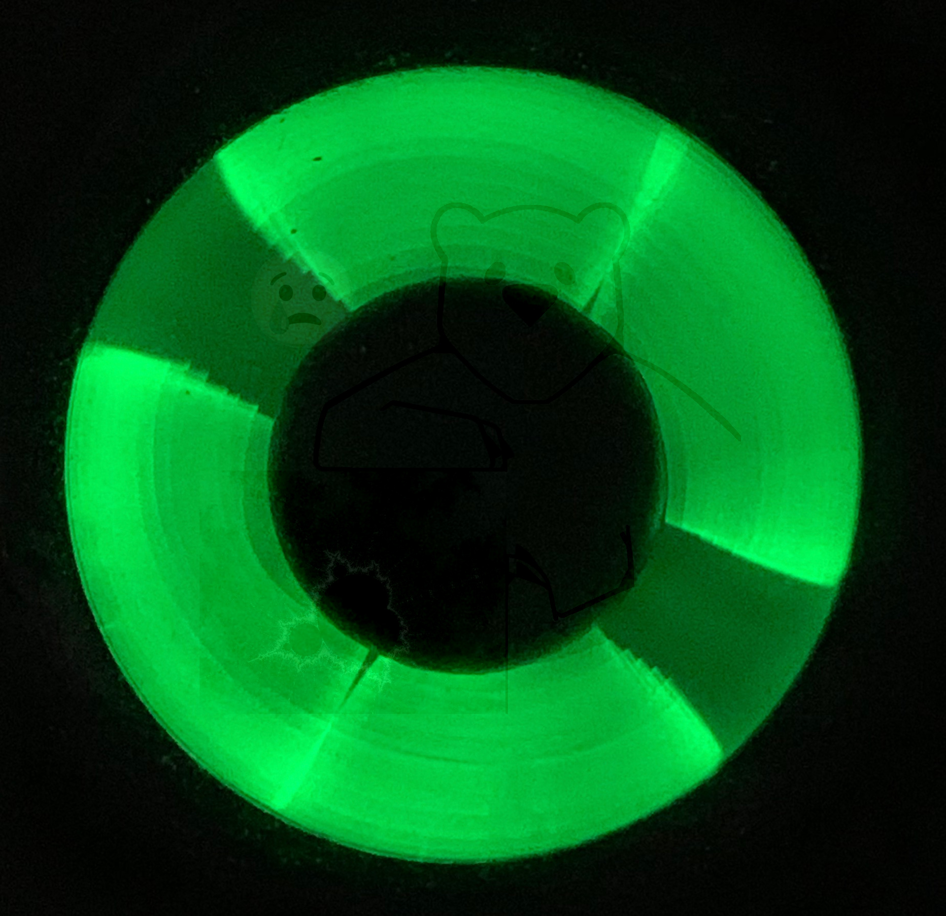 Röhre AM2 #3515 BIn Betrieb Bild 1