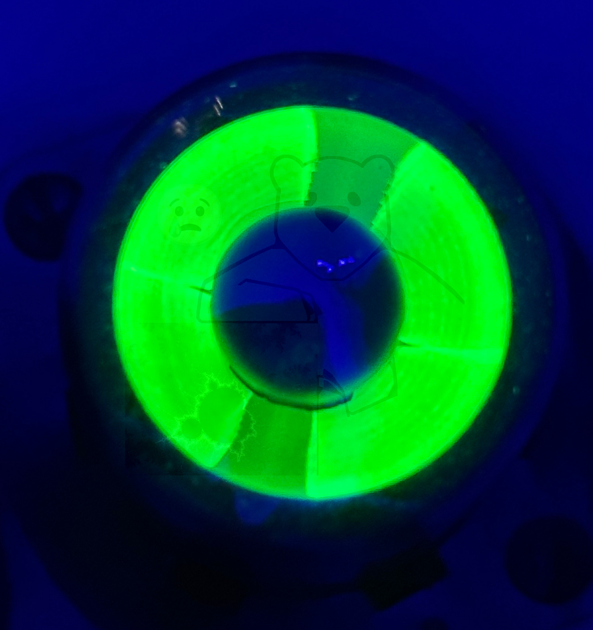 Röhre AM2 #3515 BIn Betrieb Bild 2