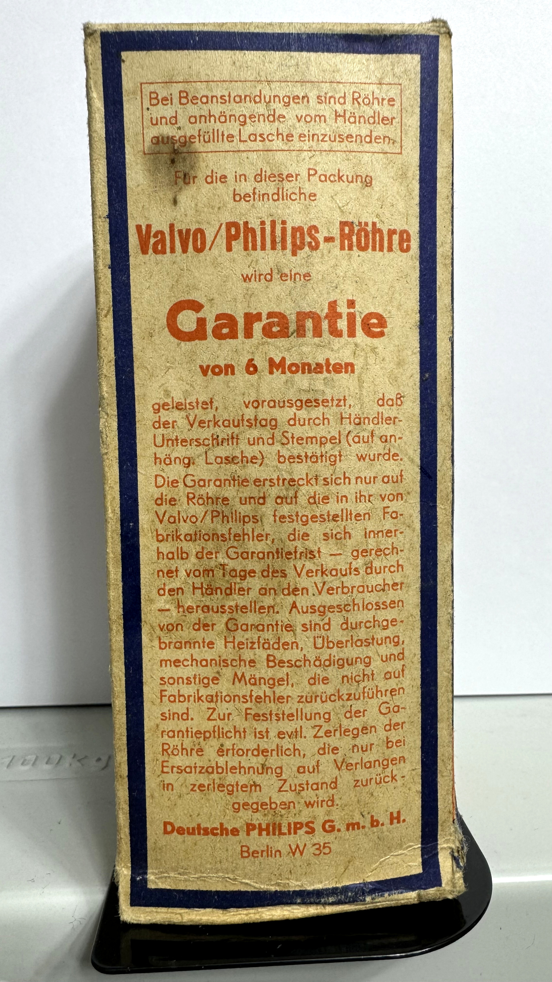 Röhre AZ4 #0123 Verpackung Bild 3