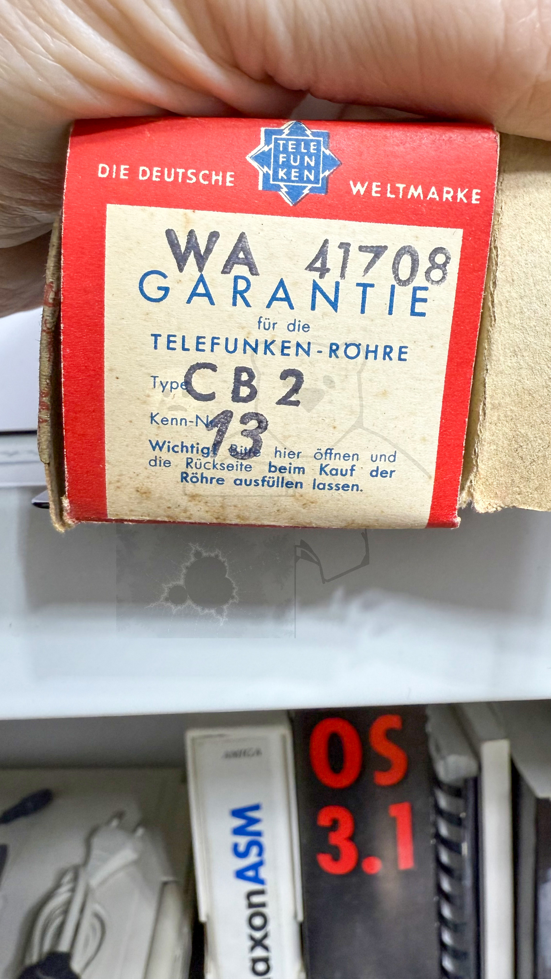 Röhre CB2 #3311 Verpackung Bild 2