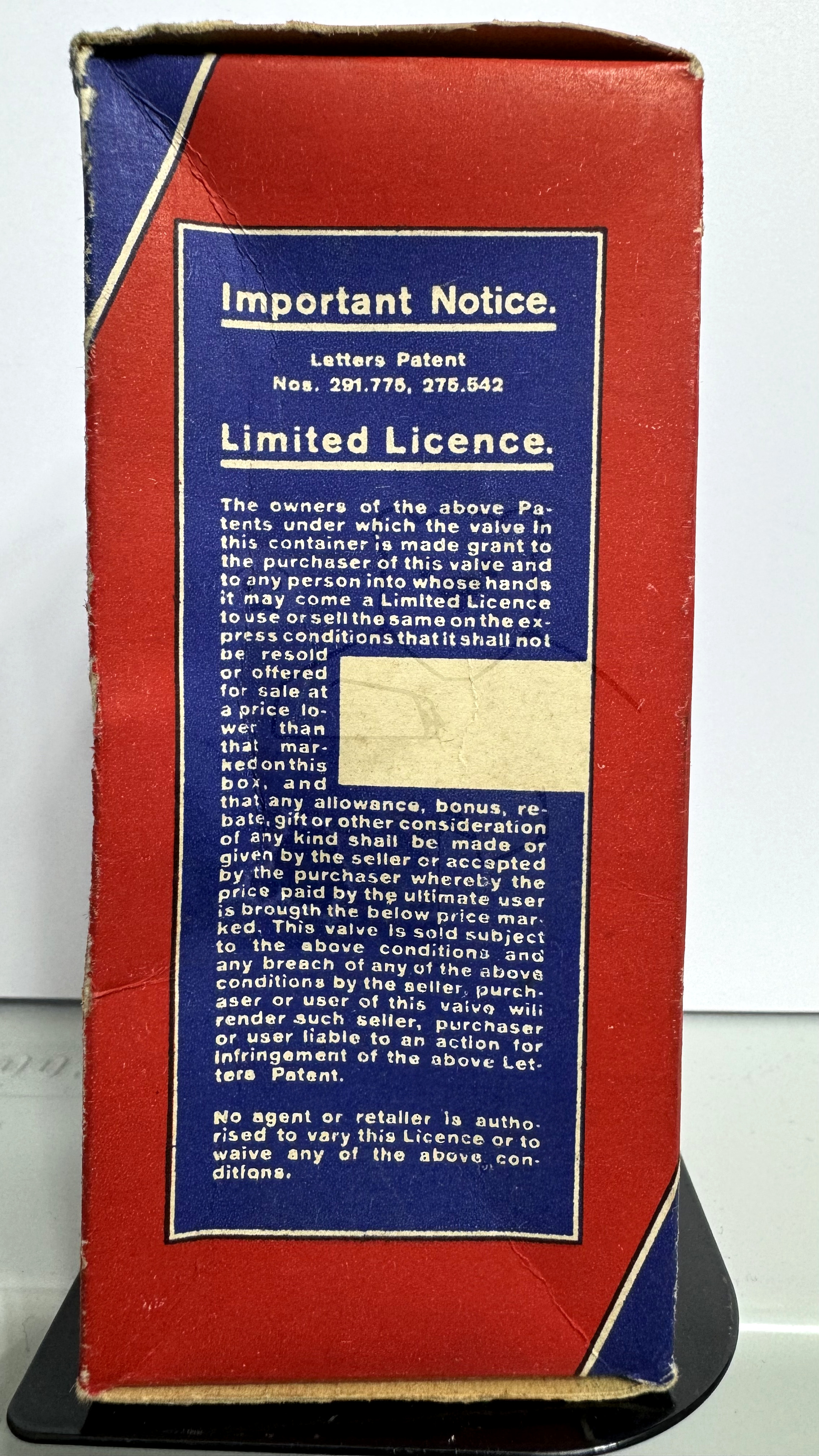 Röhre D130 #6004 Verpackung Bild 4