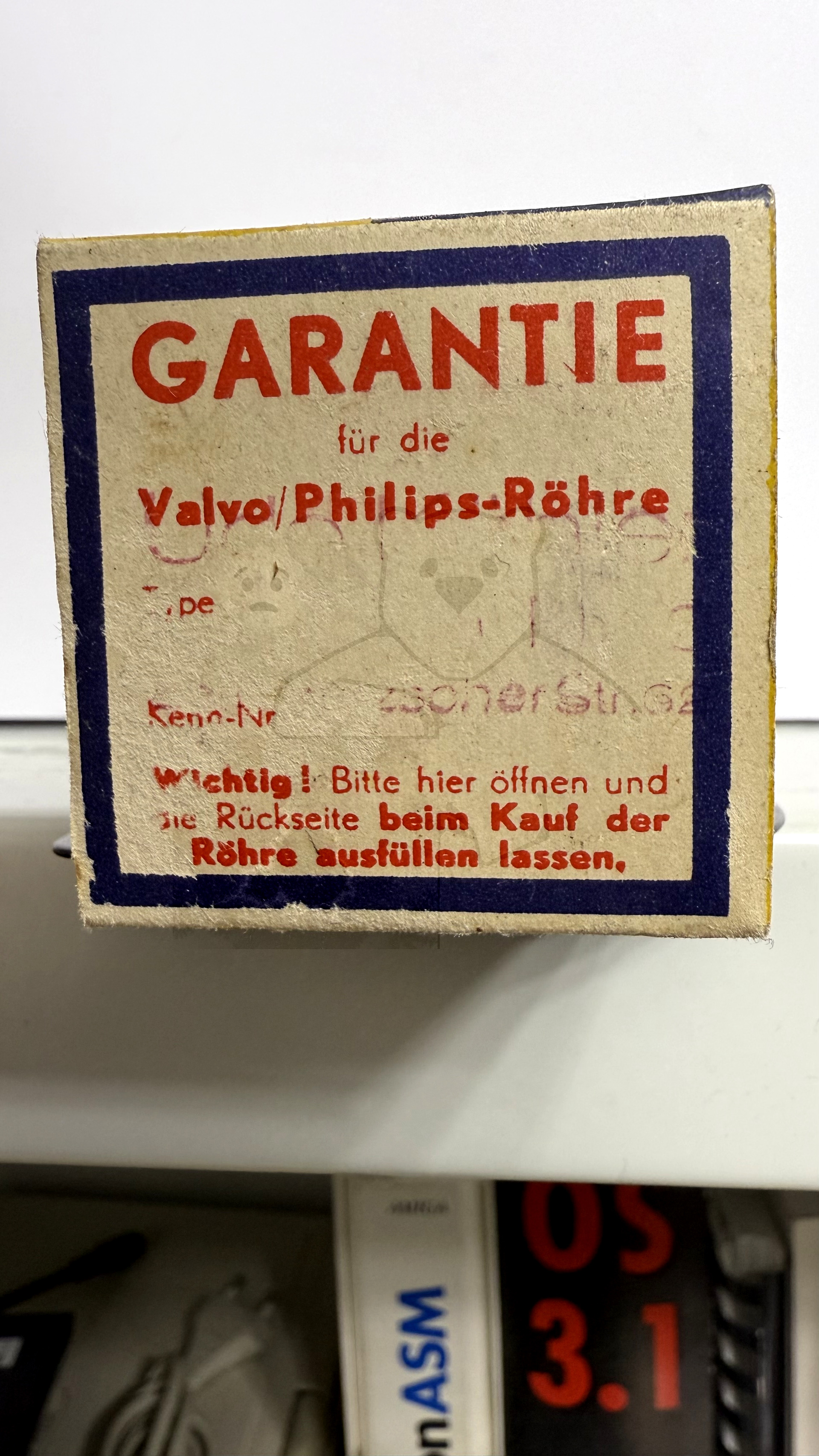 Röhre DF1 #8477 Verpackung Bild 5