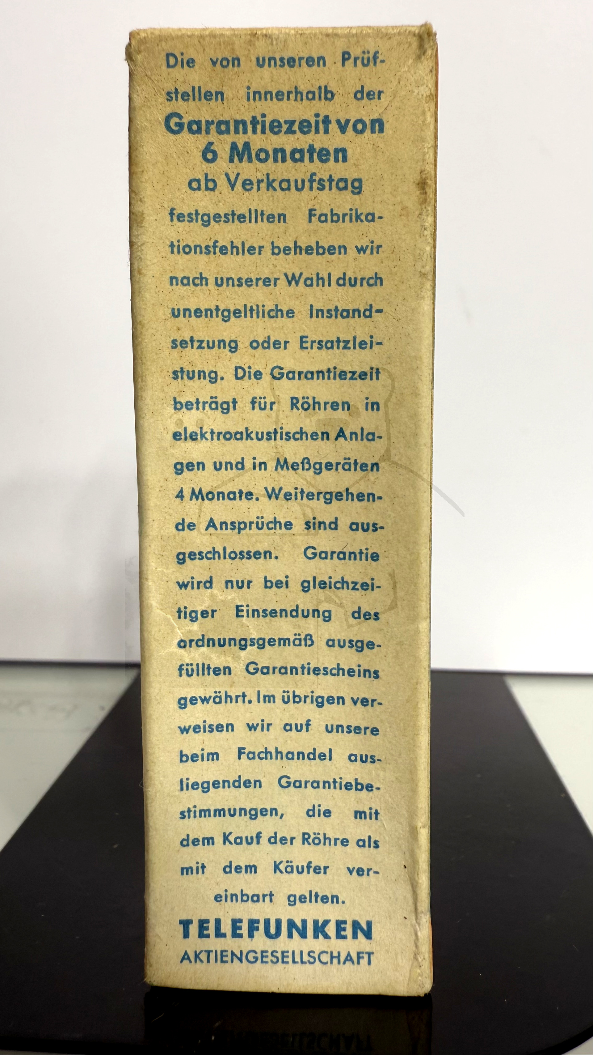 Röhre DK96 #5916 Verpackung Bild 3