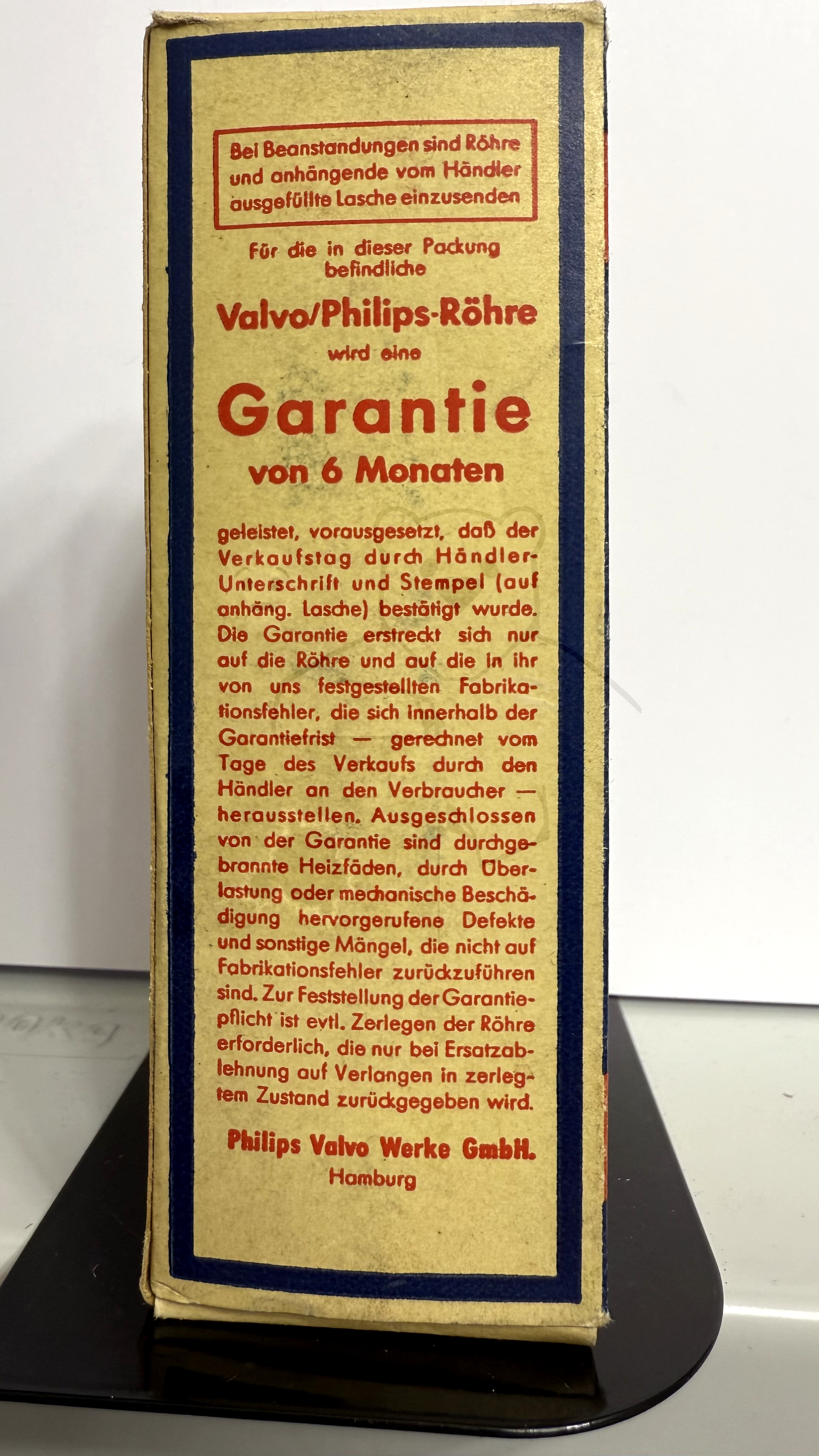 Röhre DL21 #8405 Verpackung Bild 4