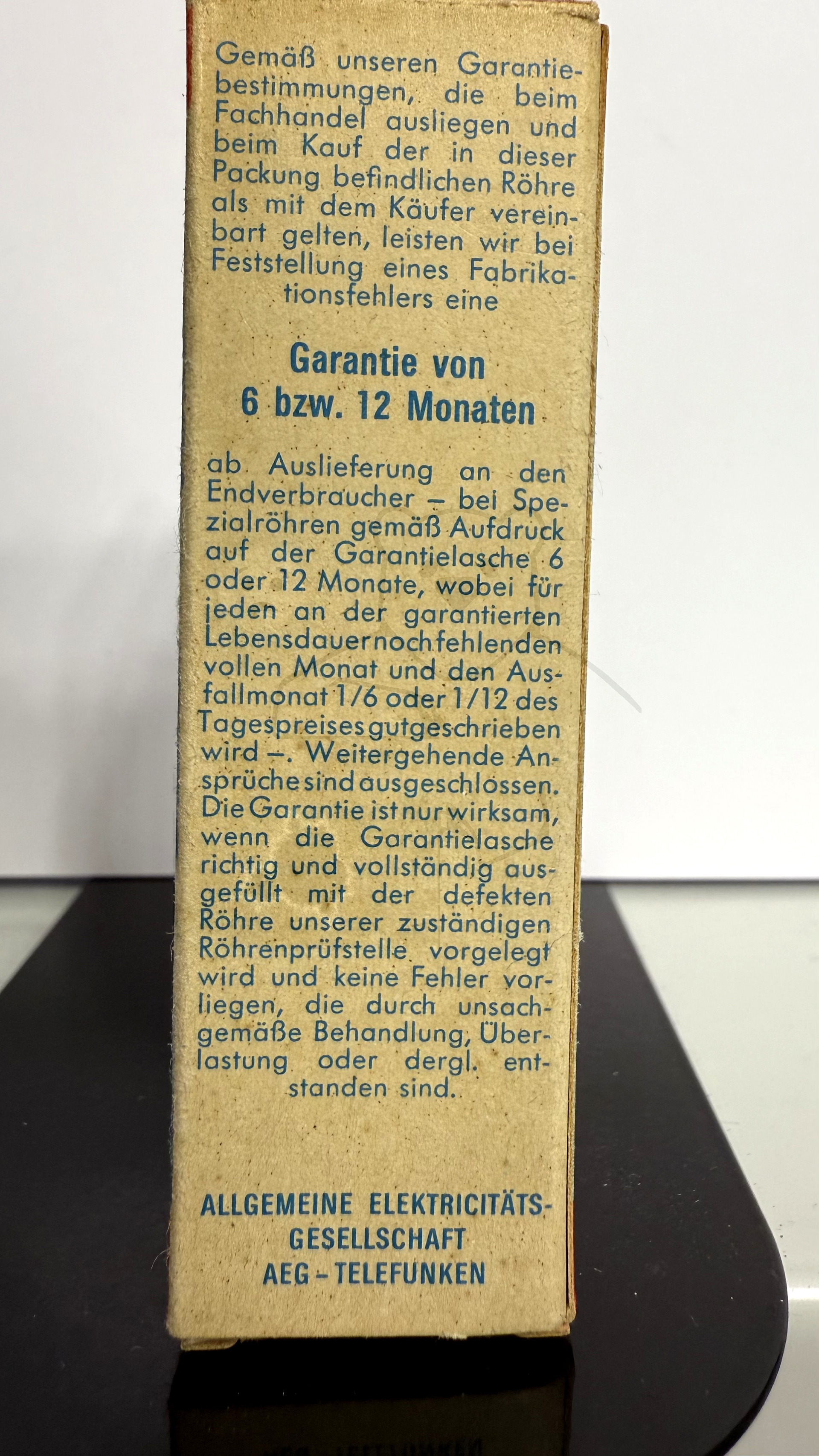 Röhre DL651 #8269 Verpackung Bild 3