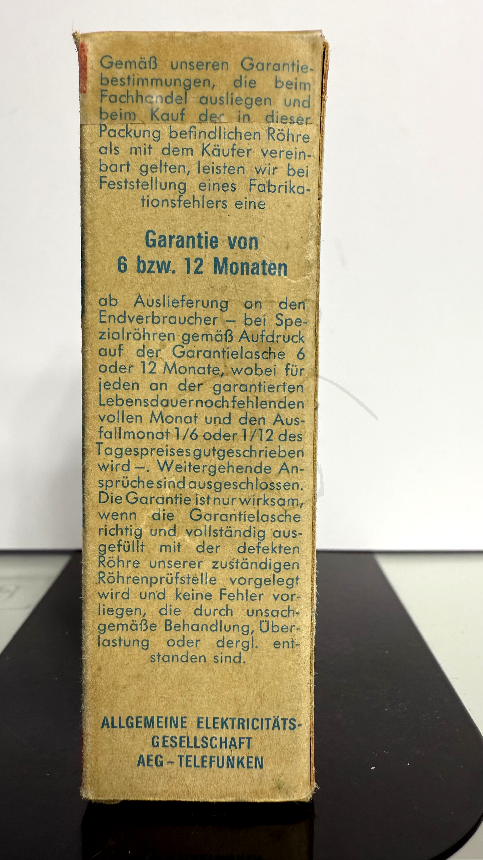 Röhre DL651 #8270 Verpackung Bild 3