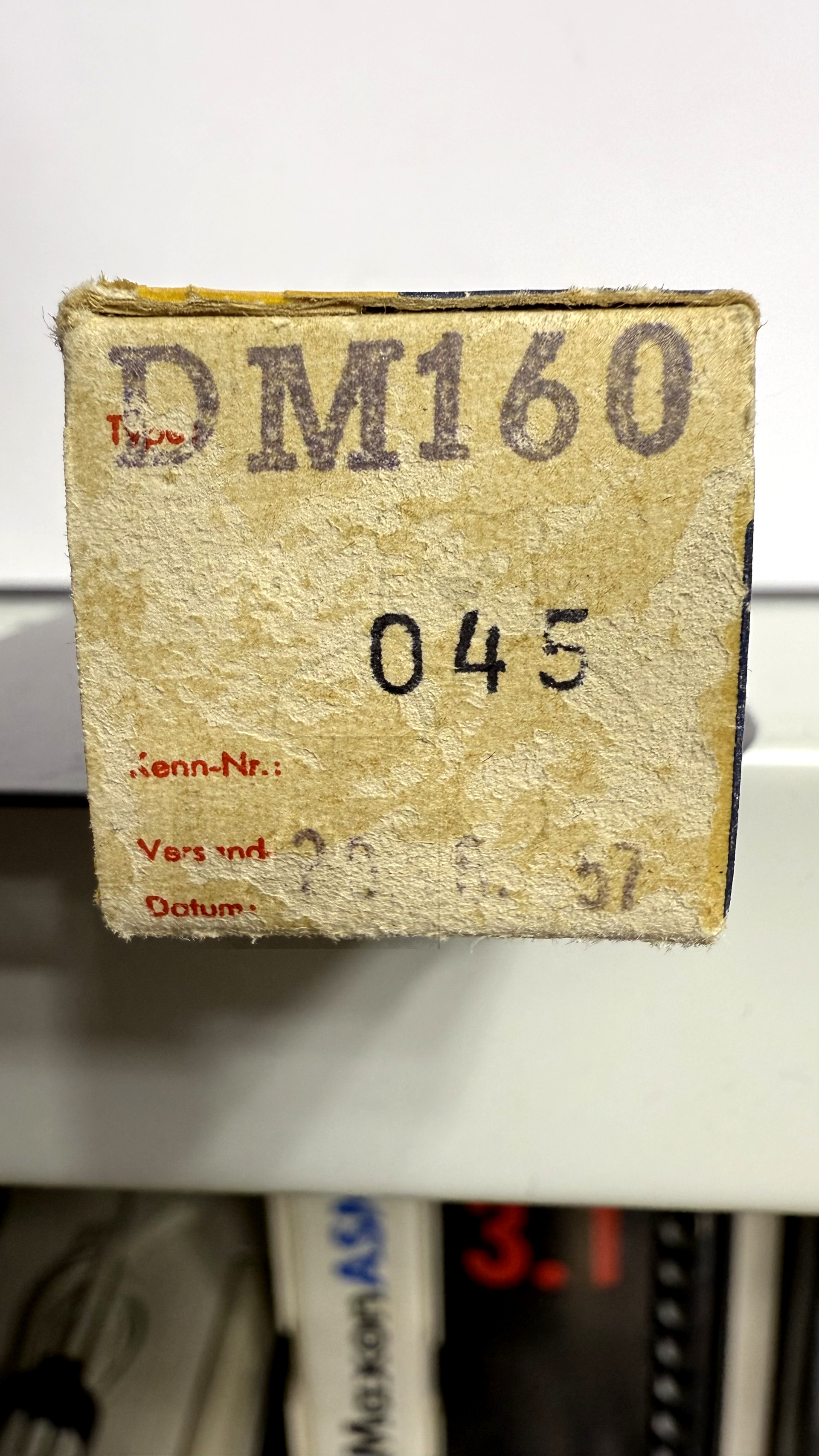 Röhre DM160 #7663 Verpackung Bild 3