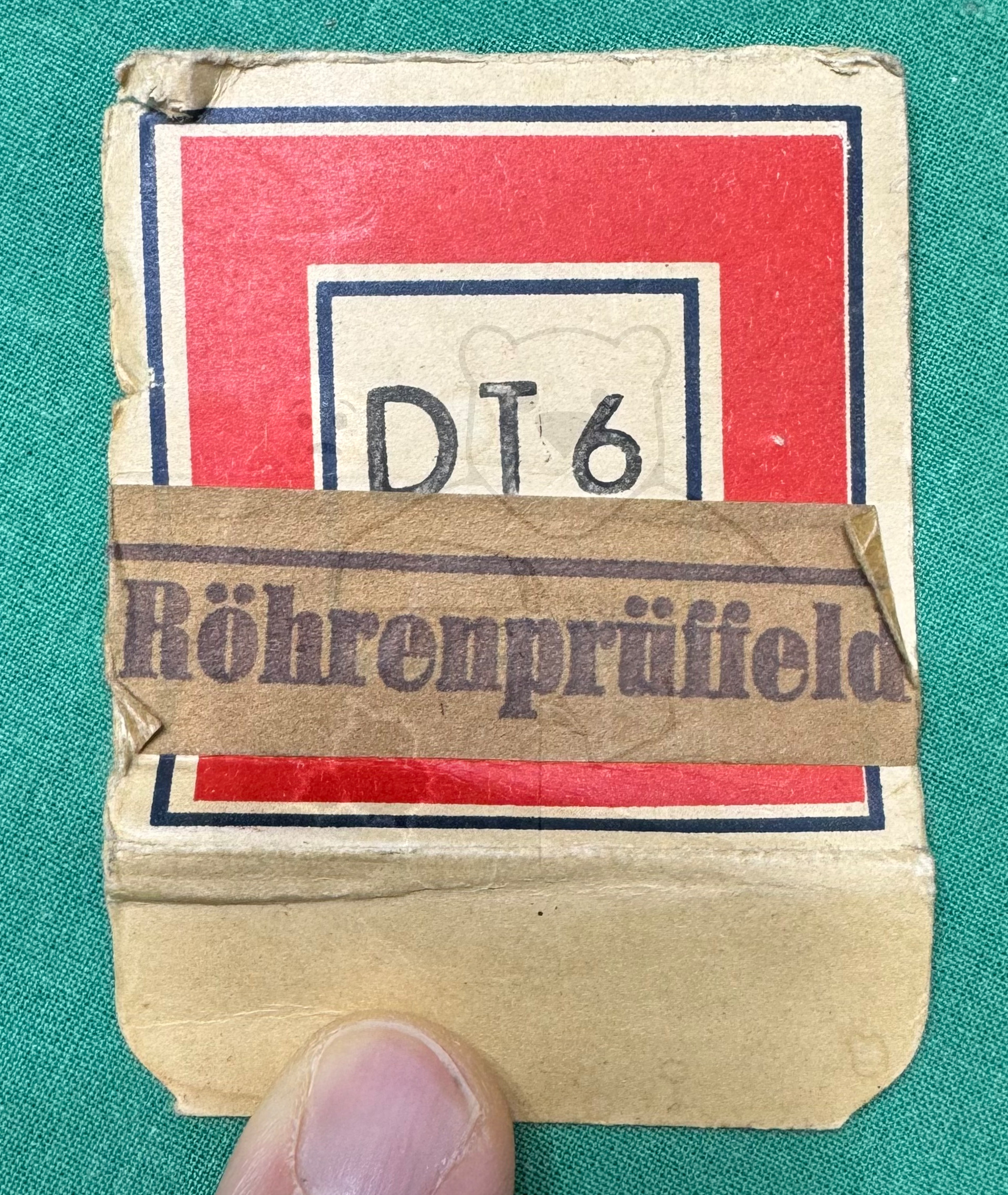 Röhre DT6 #4623 Verpackung Bild 1