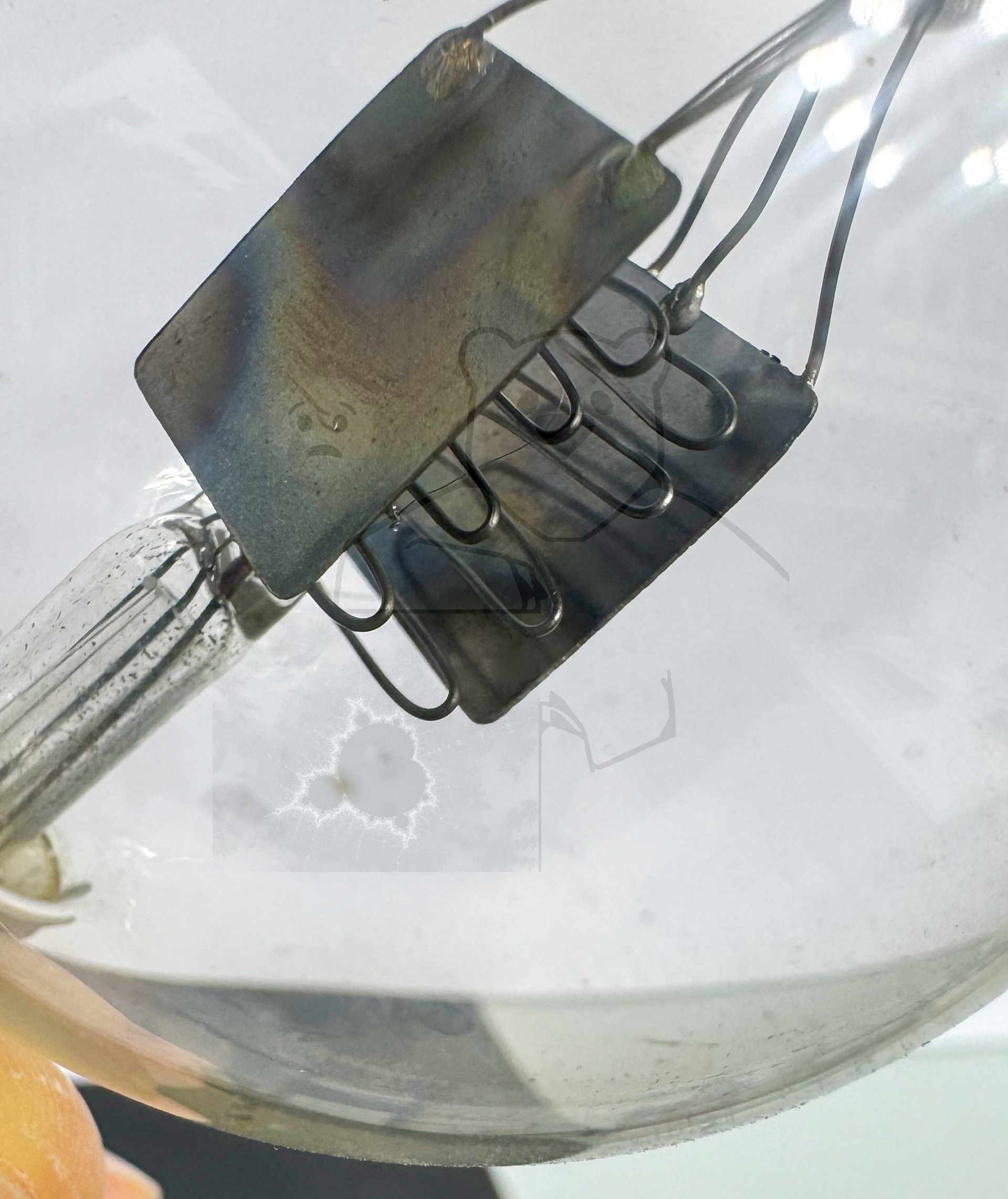 Röhre DeForest Double-Wing-Audion Bild 4