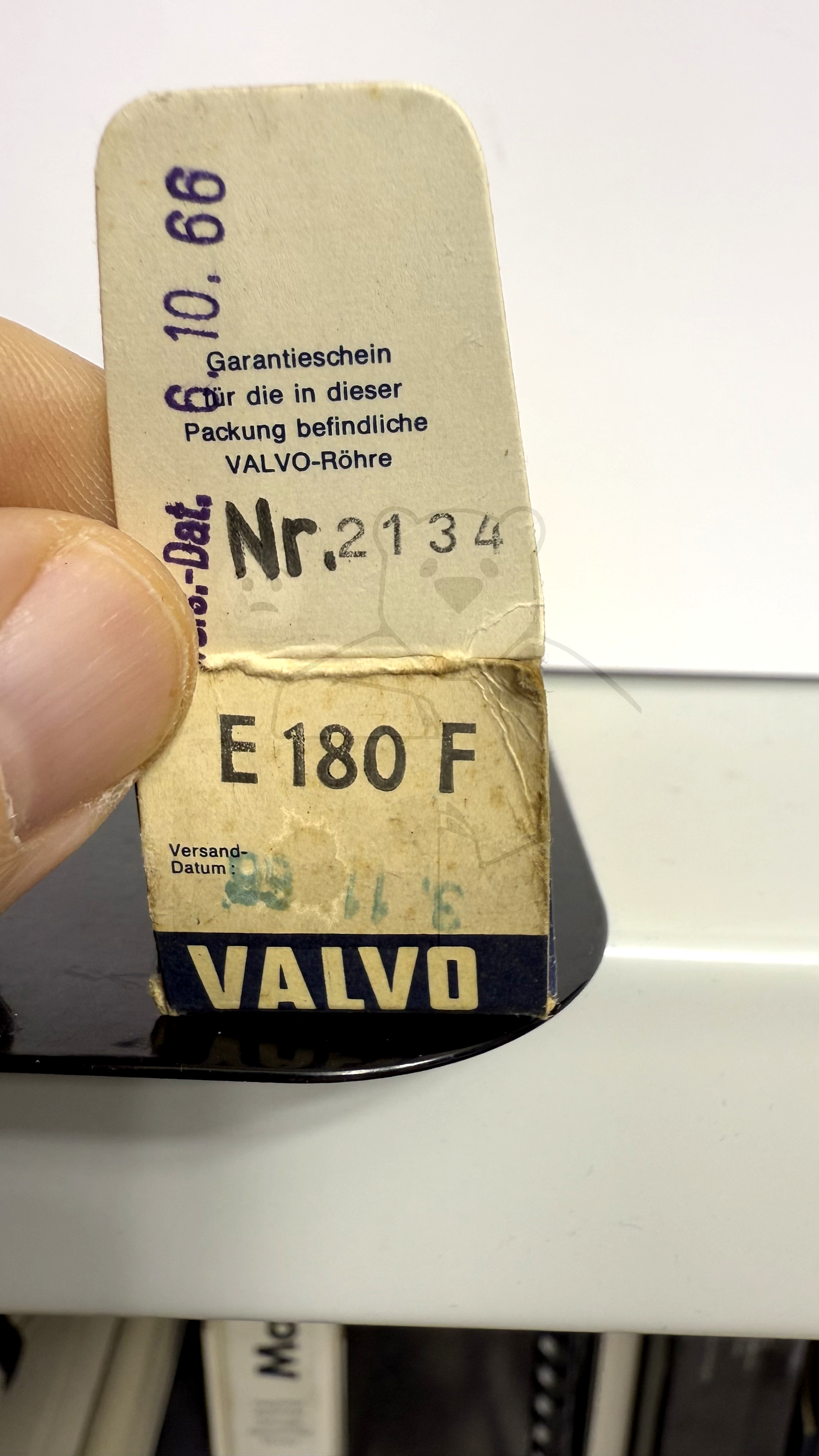 Röhre E180F #5915 Verpackung Bild 2