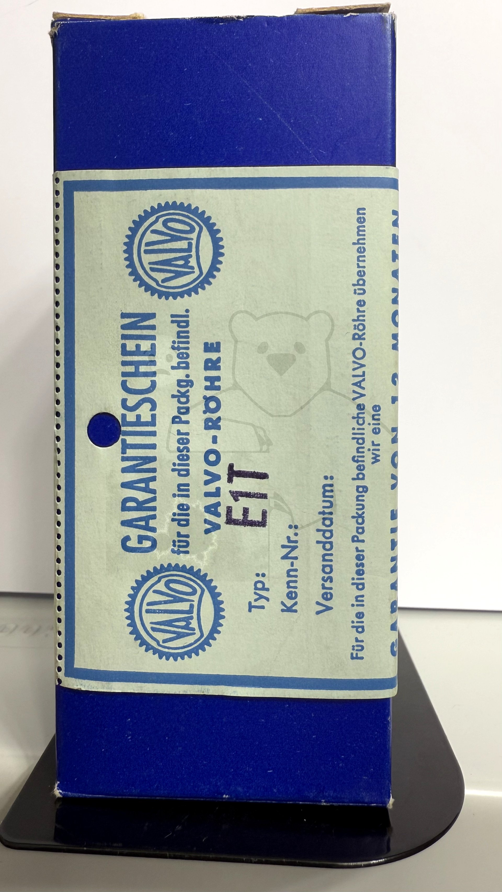 Röhre E1T #0328 Verpackung Bild 5