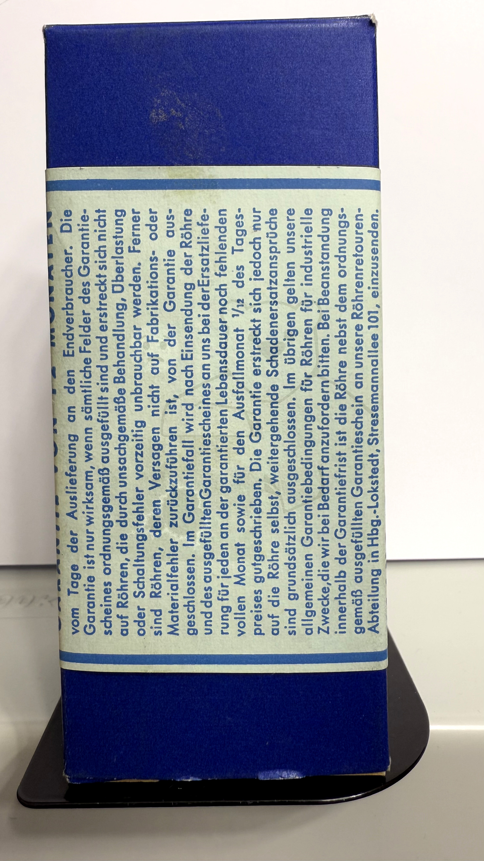 Röhre E1T #0387 Verpackung Bild 9