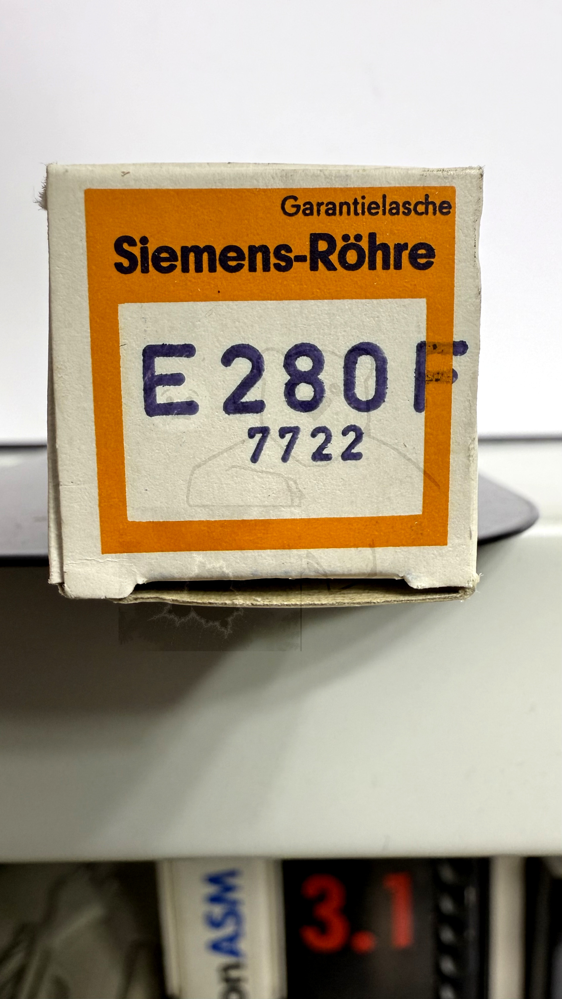 Röhre E280F #2372 Verpackung Bild 3