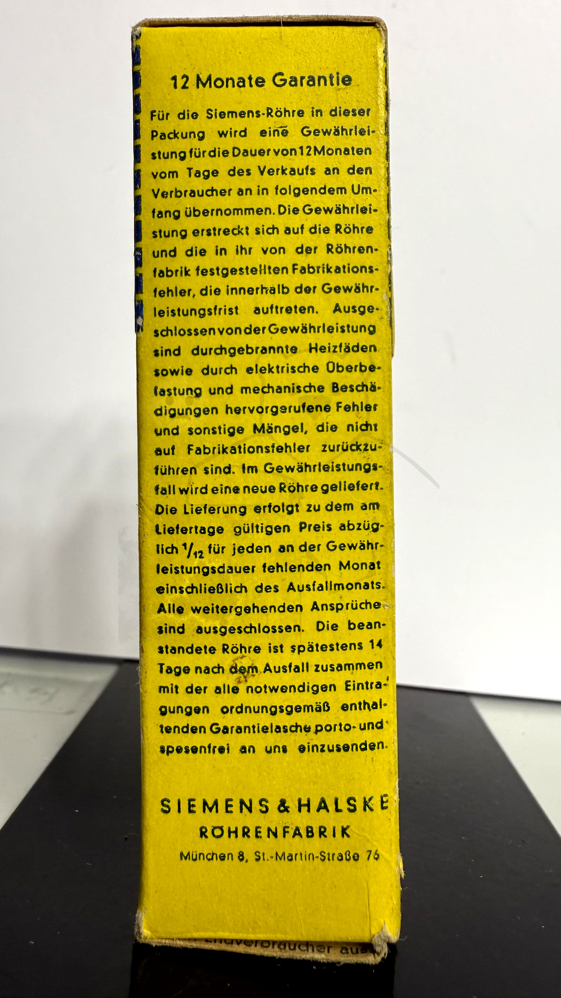 Röhre E81L #3353 Verpackung Bild 4