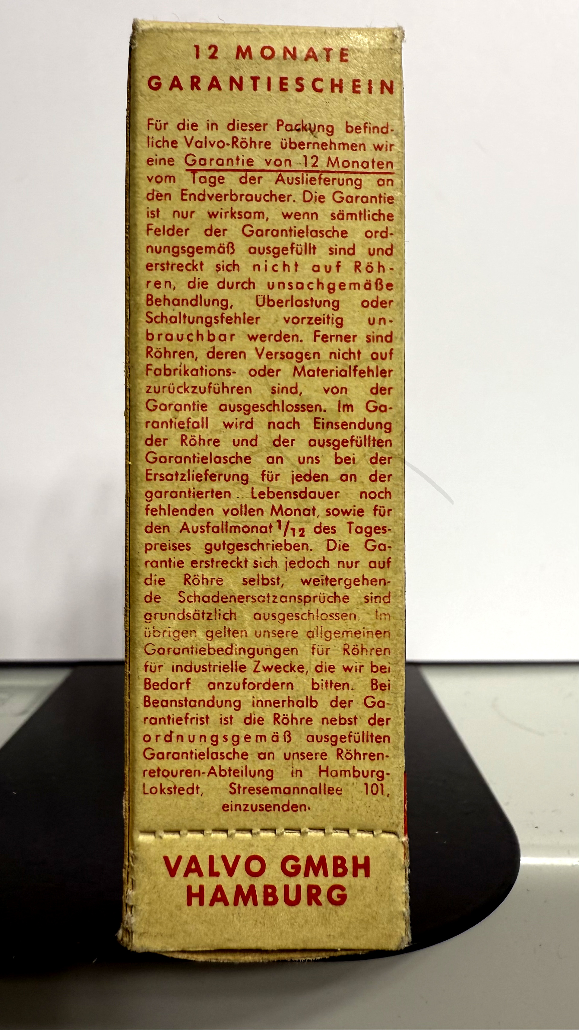 Röhre E81L #3380 Verpackung Bild 2