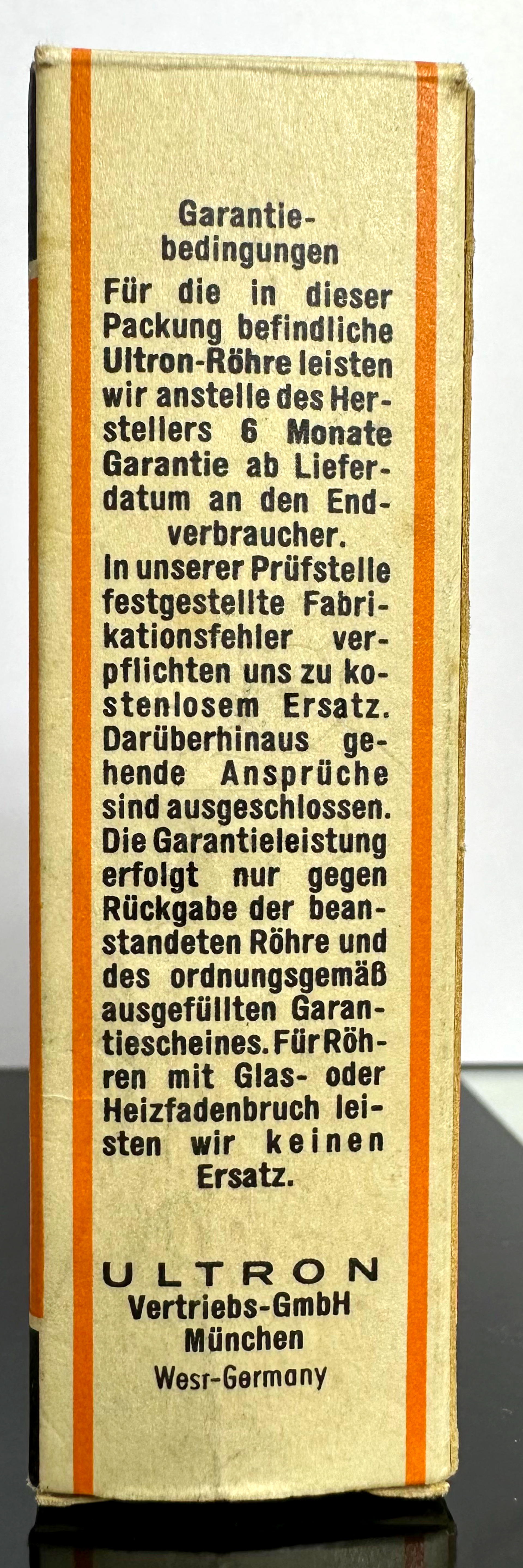Röhre EABC80 #4073 Verpackung Bild 2