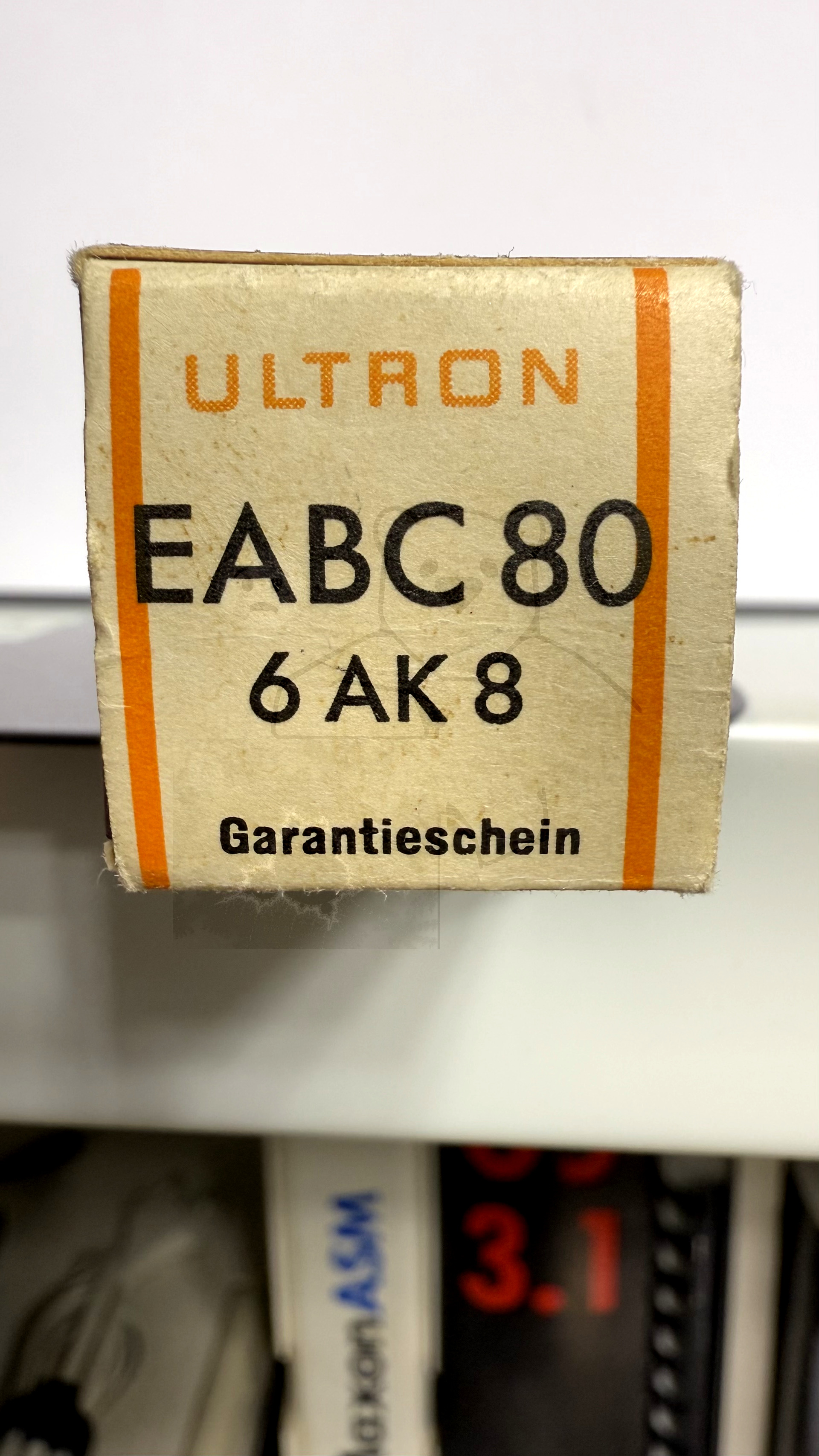 Röhre EABC80 #8494 Verpackung Bild 3