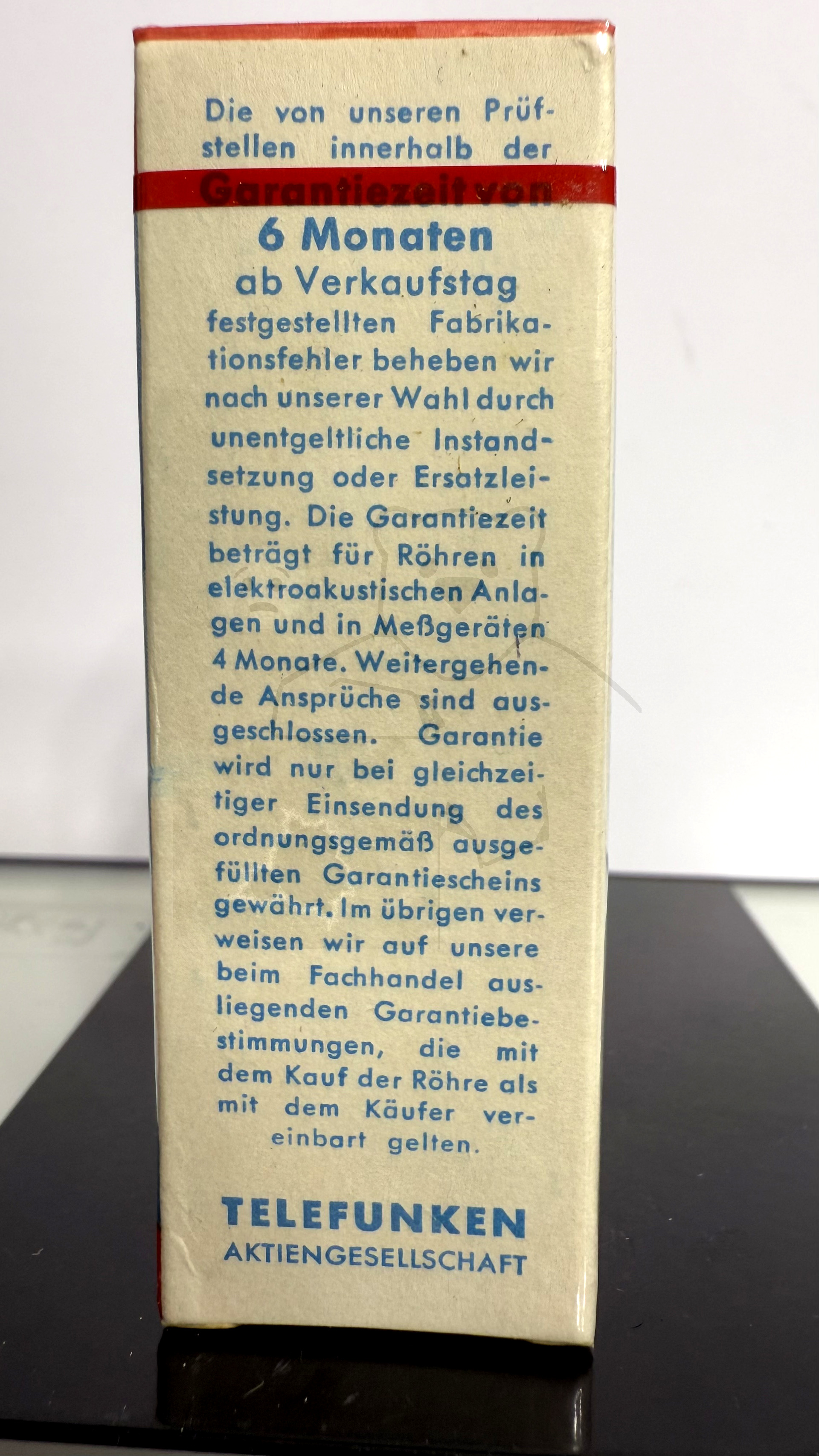 Röhre EAF42 #5952 Verpackung Bild 3