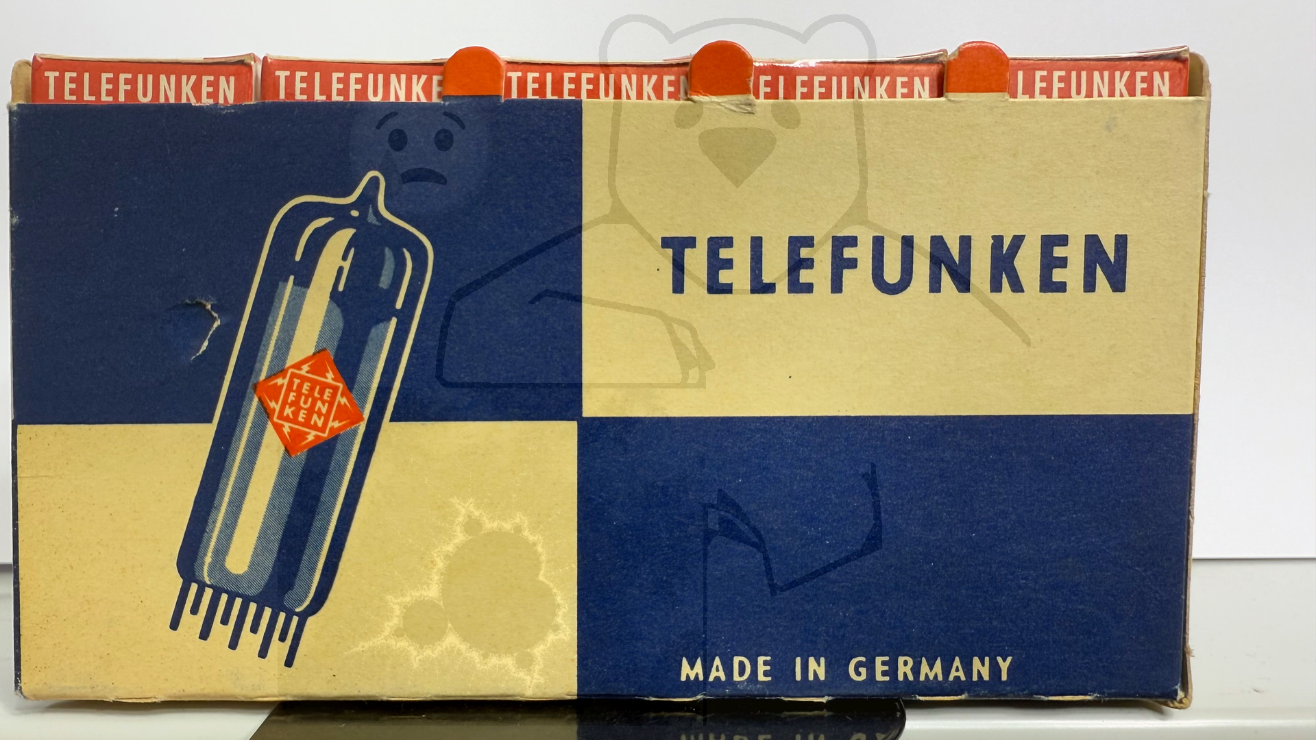 Röhre EAF42 Verpackung Riegel Bild 1