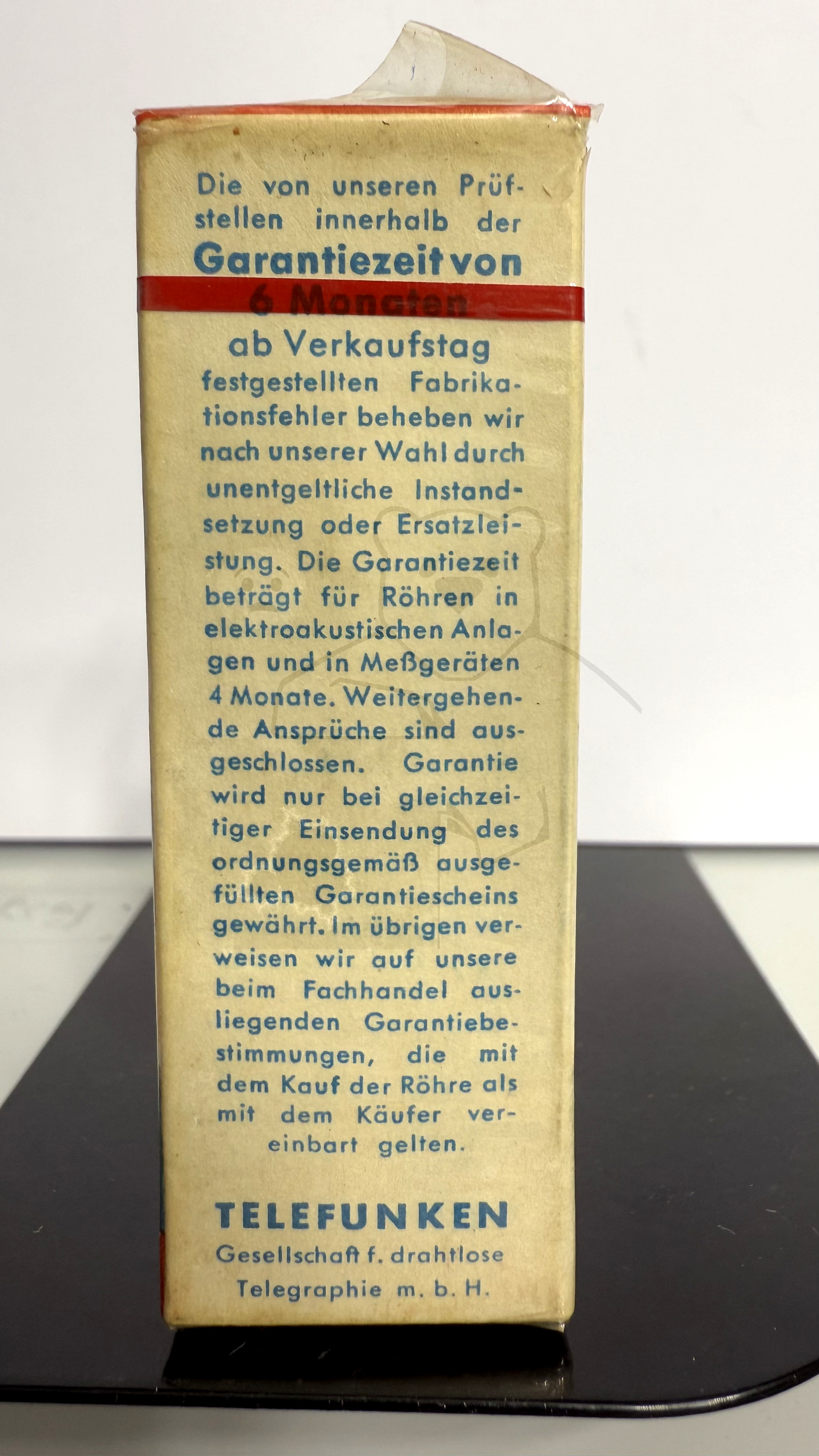 Röhre EBC81 #6713 Verpackung Bild 3