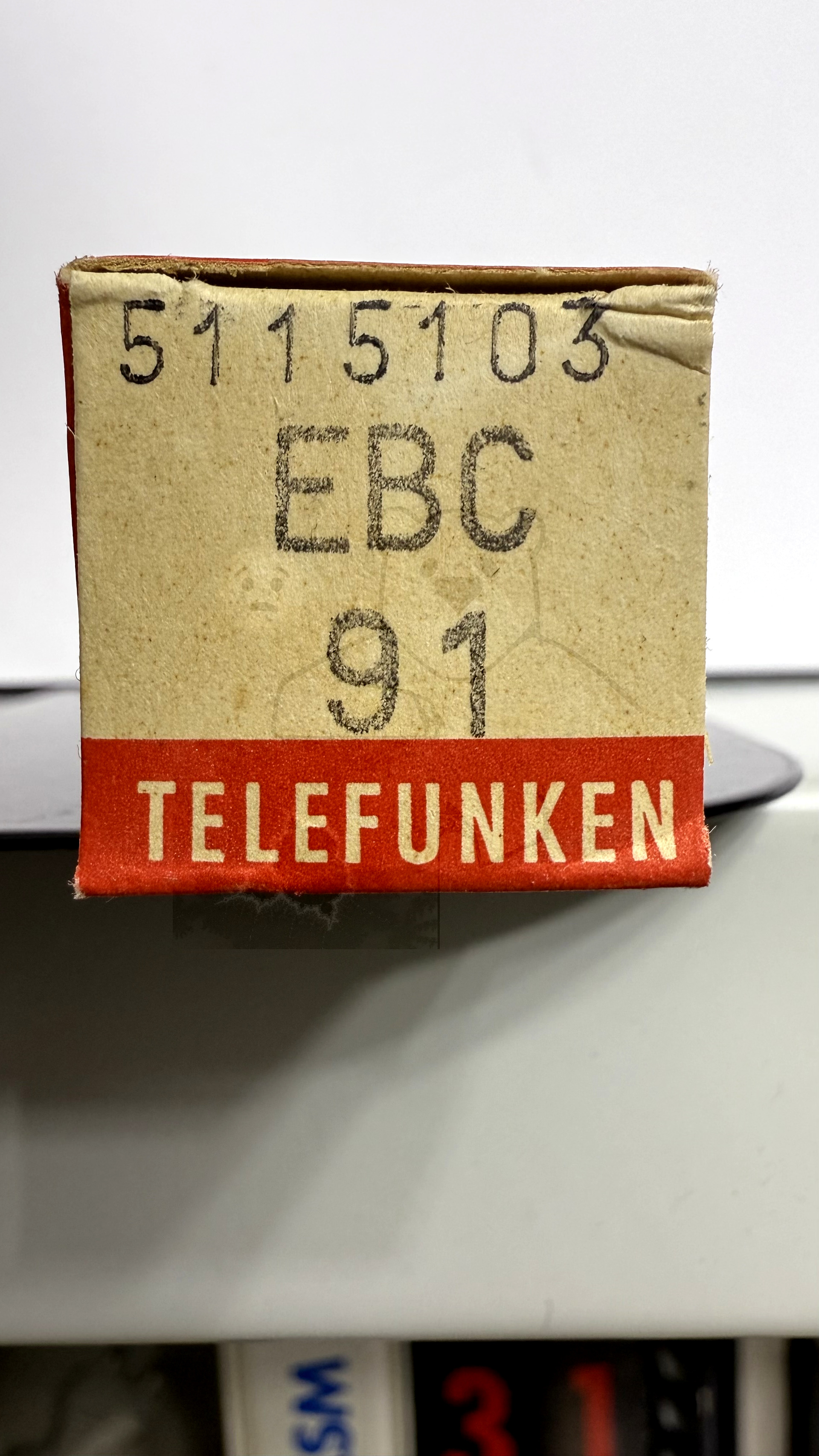 Röhre EBC91 #3371 Verpackung Bild 4