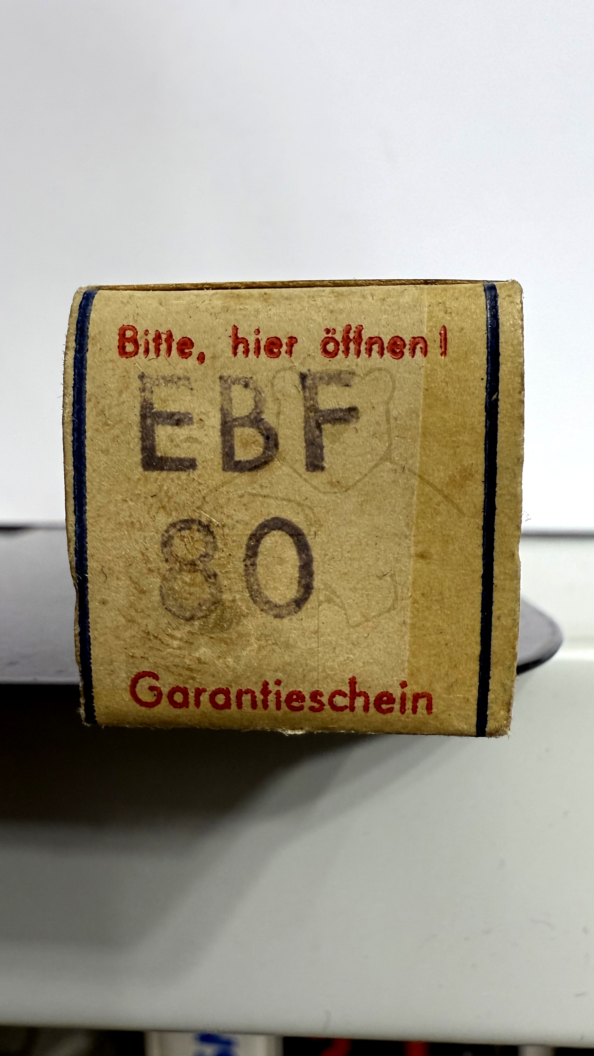 Röhre EBF80 #7081 Verpackung Bild 3