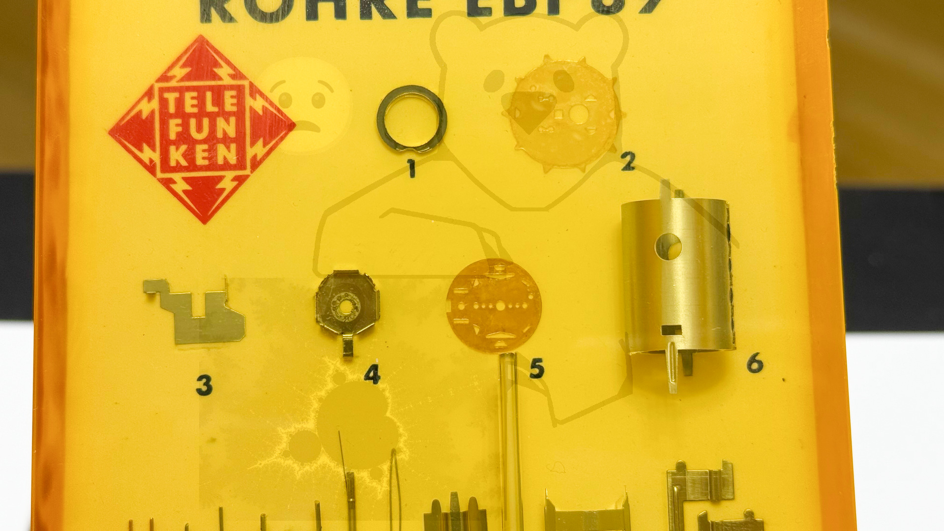 Röhre EBF89 Telefunken Lehrmittel EBF89 Bild 3