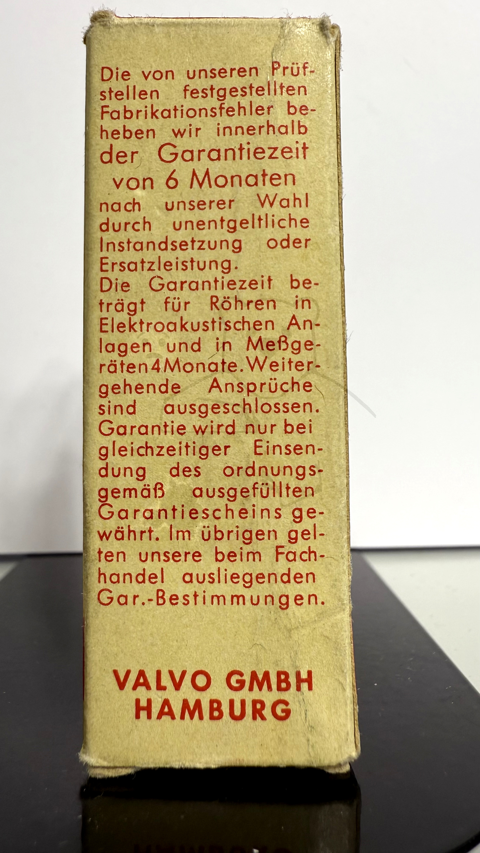 Röhre ECC40 #4047 Verpackung Bild 2