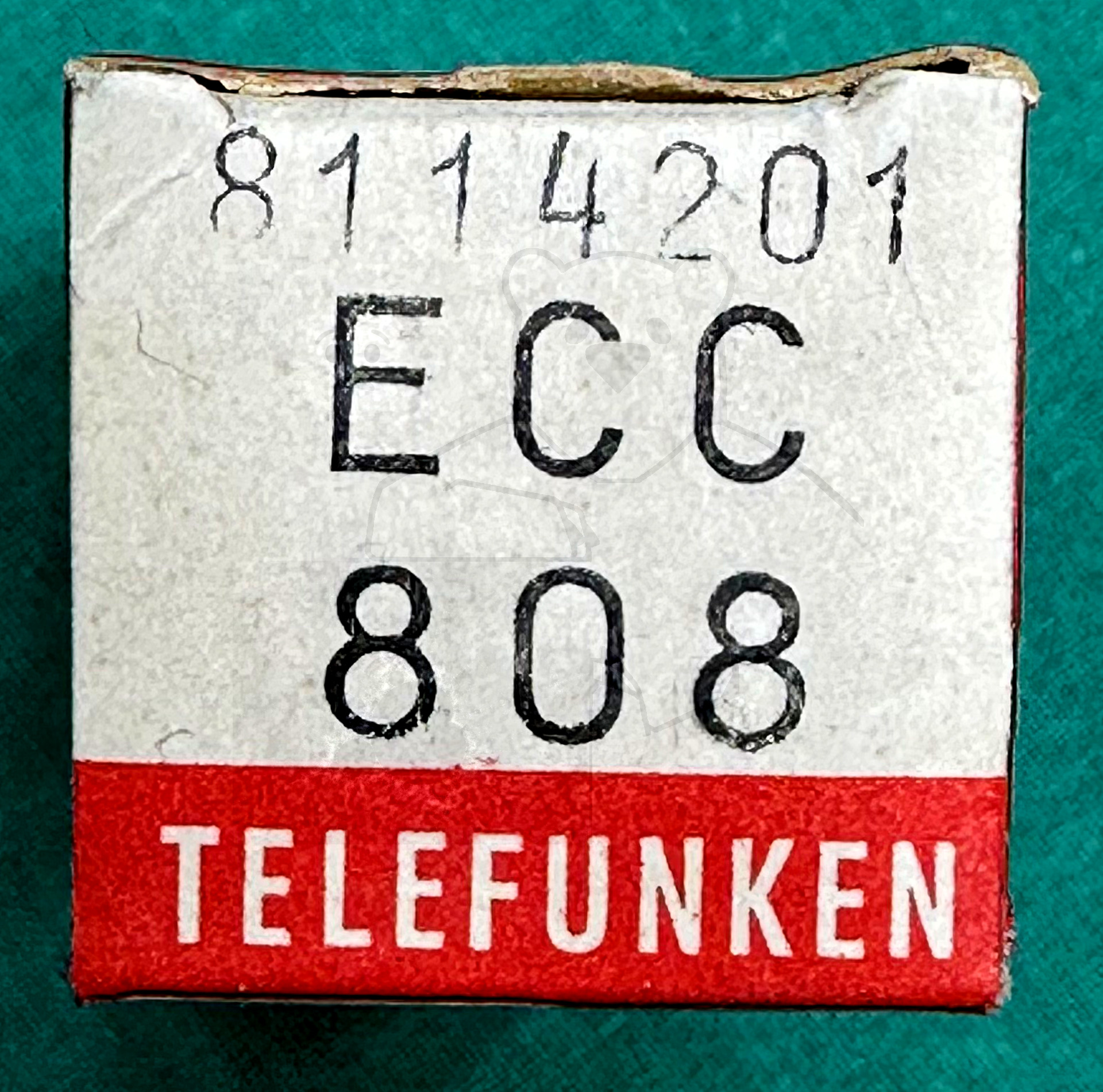 Röhre ECC808 #1927 Verpackung Bild 1