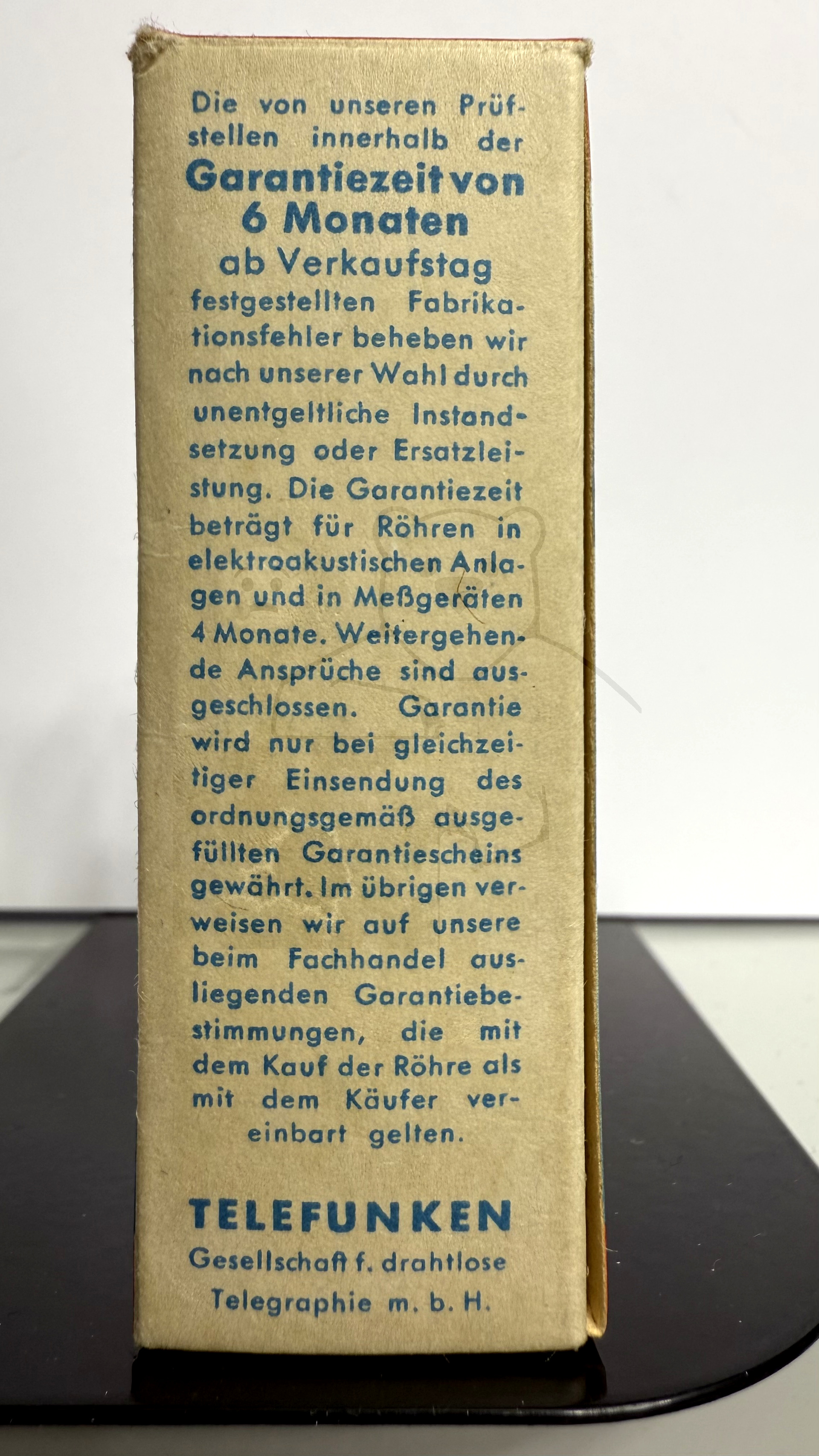 Röhre ECC83 #2365 Verpackung Bild 3